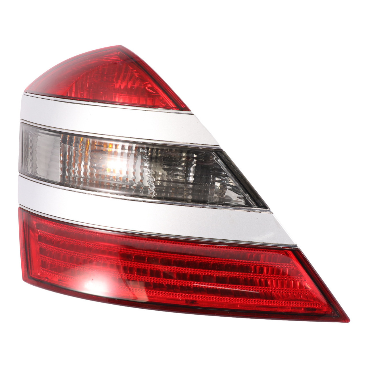 Mercedes W221 Lampa Lewy Tył Tylna Srebrna Iridium Silver - 775 A2218200164