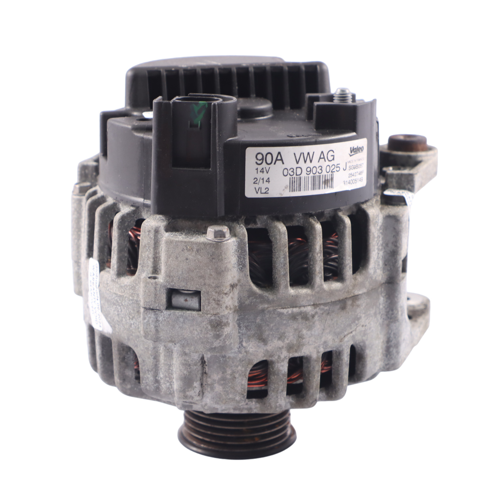 Seat Ibiza Skoda Fabia Volkswagen Polo Mk5 6R 1.2 Alternator 03D903025J