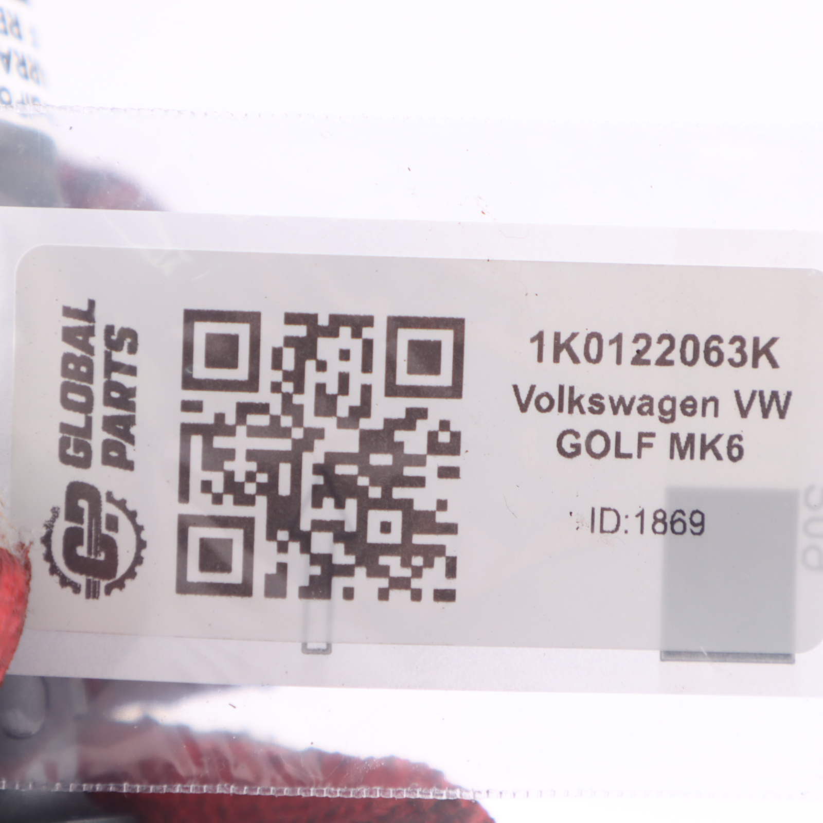 Audi A1 8X Volkswagen Golf VI Wąż Przewód Rura Chłodzenia 1K0122063K