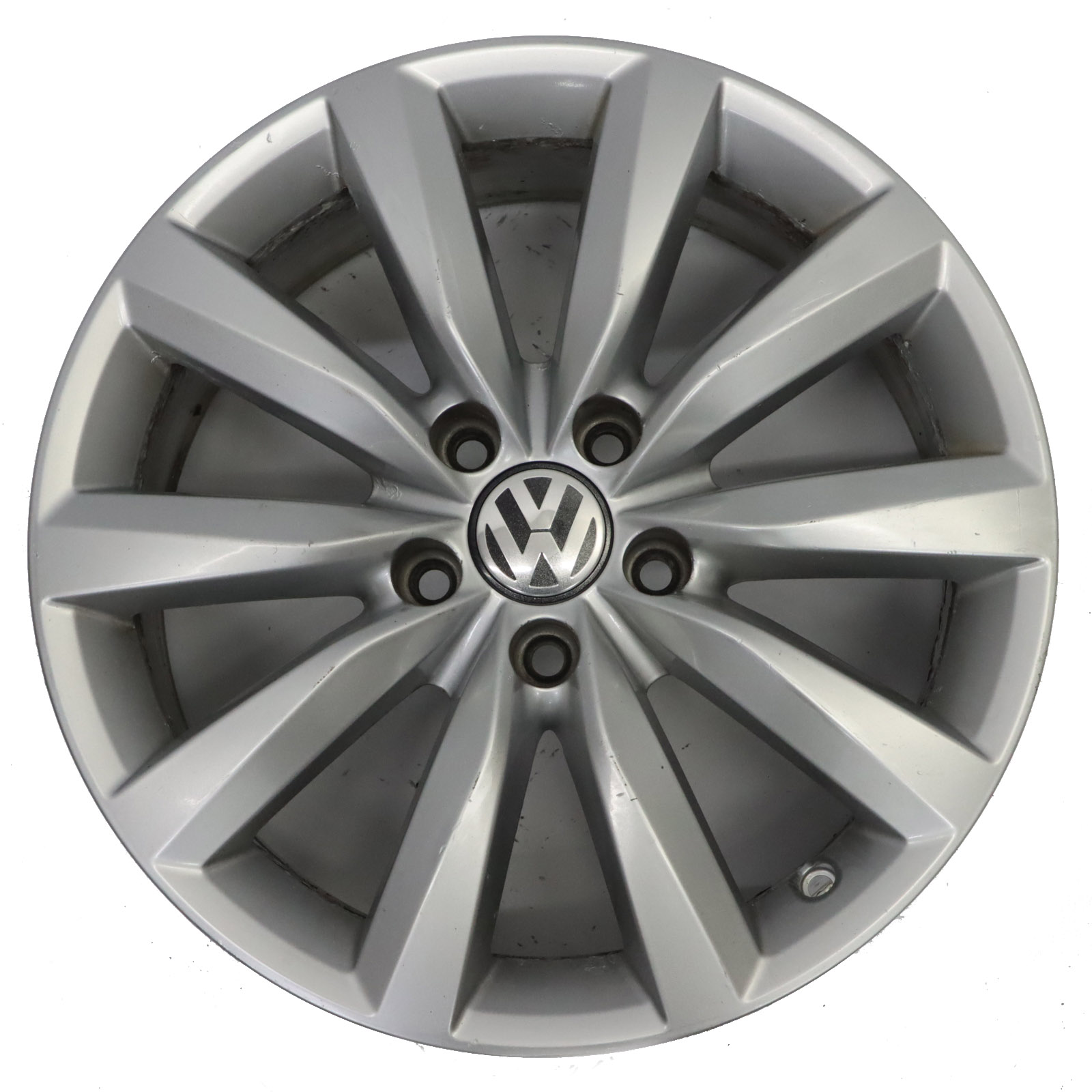 Volkswagen Tiguan 5N Srebrna Felga Aluminiowa 17" ET:43 7J 5N0601025AH