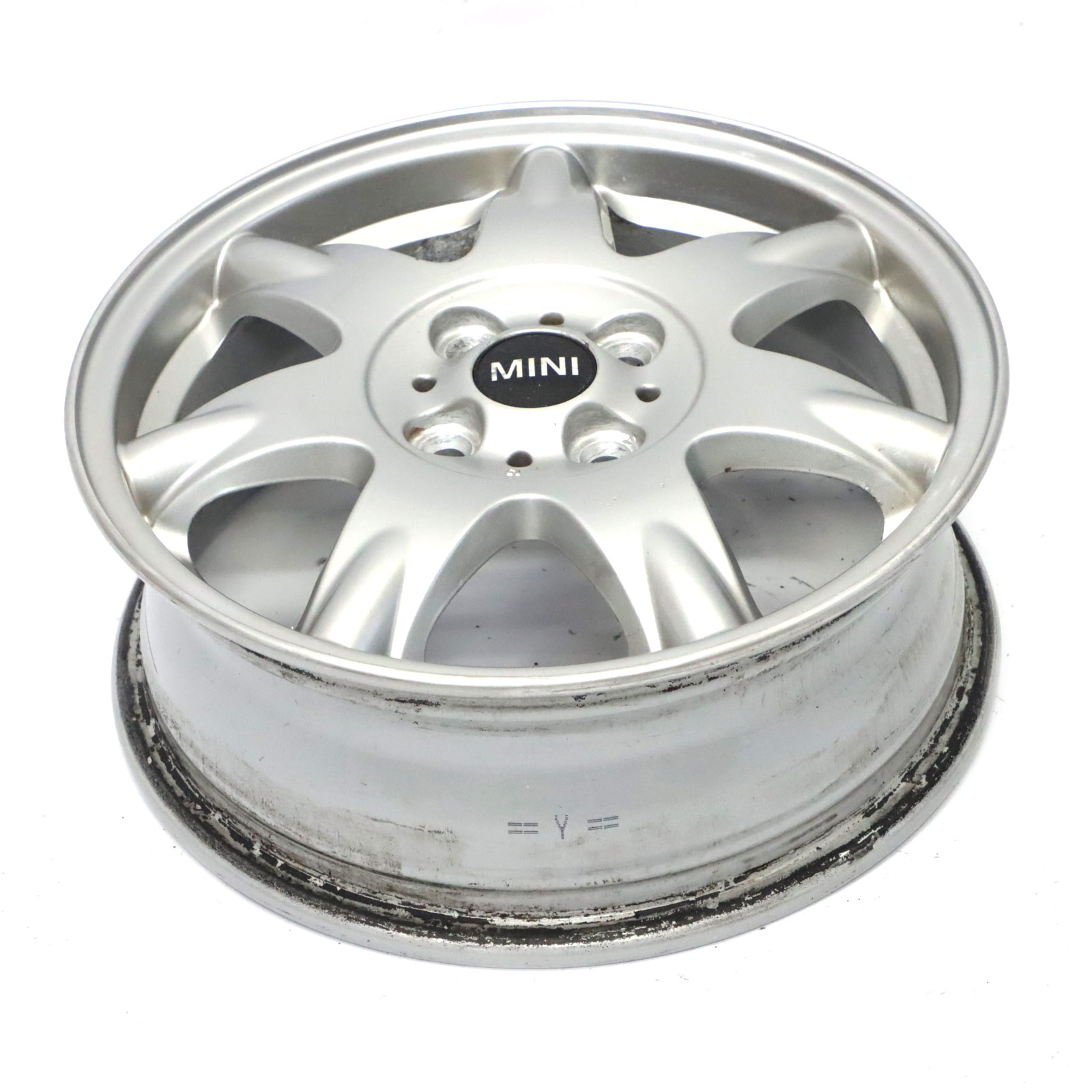 Mini Cooper R50 R55 R56 Silver Wheel Alloy Rim 15" 5,5J ET:45 Delta Spoke 96