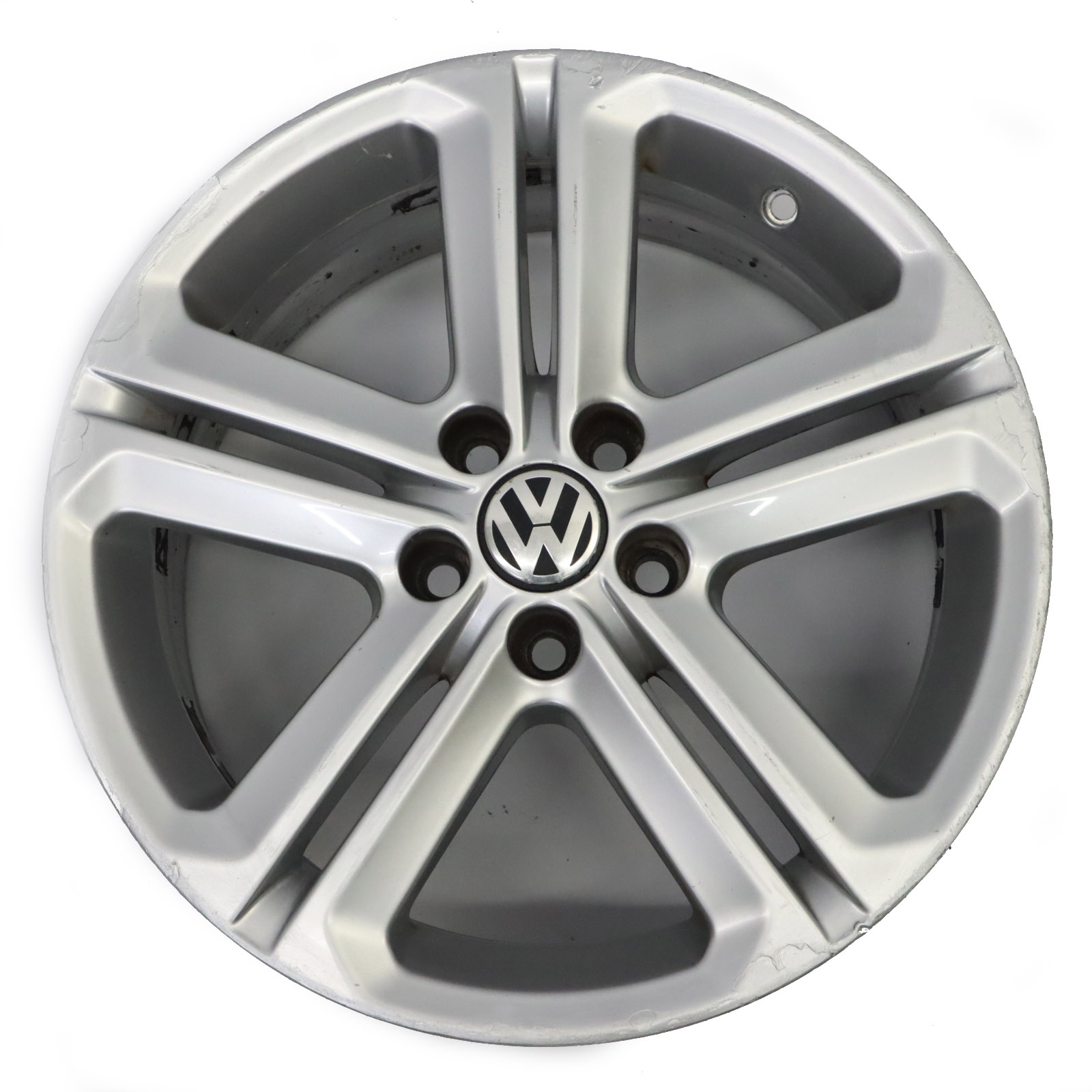 Volkswagen Polo Mk5 6R Srebrna Felga Aluminiowa 16" ET:46 7J 6R0601025T