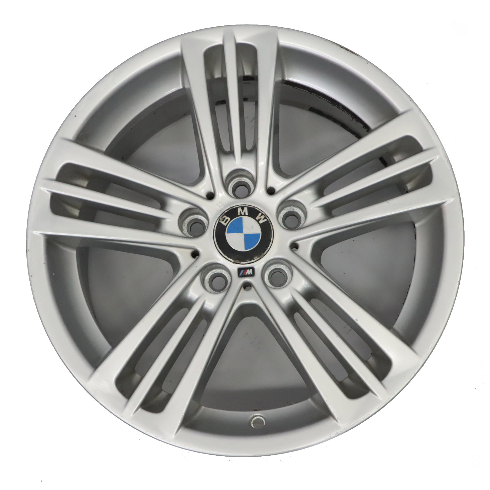 BMW X3 F25 X4 F26 Srebrna Felga Aluminiowa 18" M Star Spoke 8J ET43 7844249