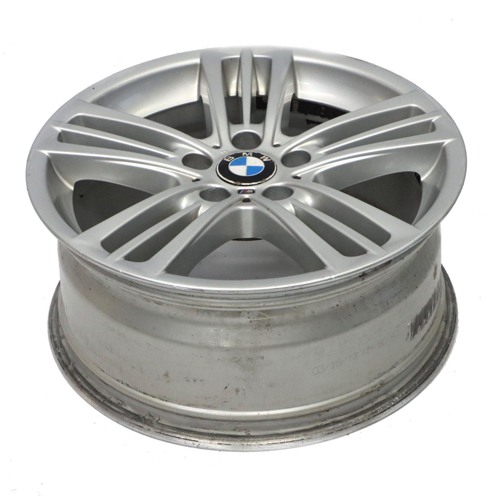 BMW X3 F25 X4 F26 Srebrna Felga Aluminiowa 18" M Star Spoke 8J ET43 7844249