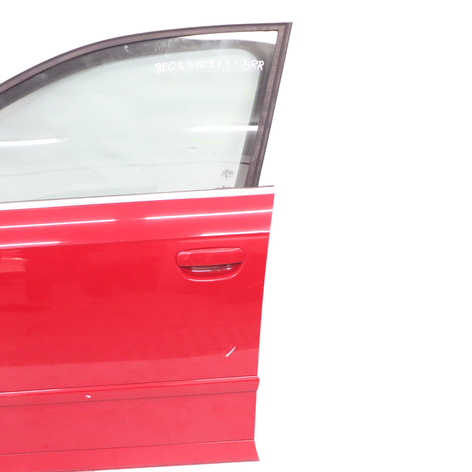 Audi A4 B7 Front Door Left N/S Door Panel Cover Brilliant Red - Y3J