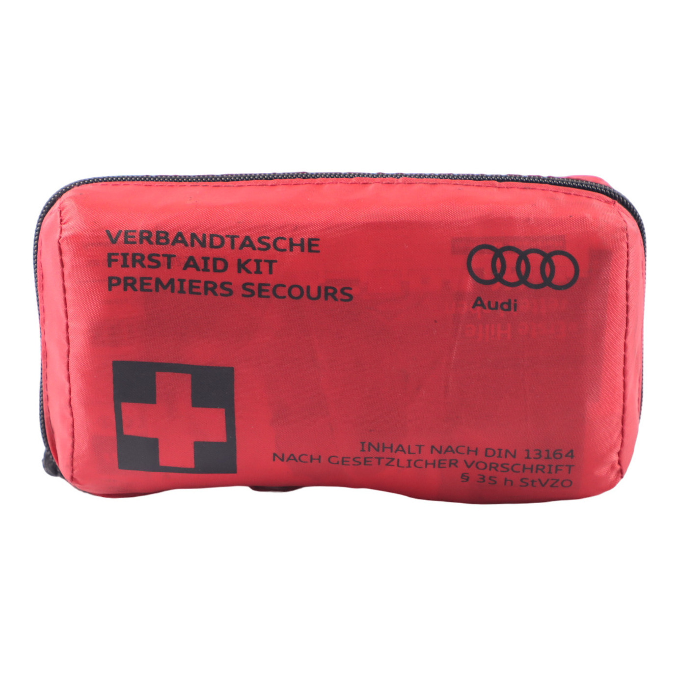 Audi Universal First Aid Emergency Medical Kit Red Pouch 8F0860282