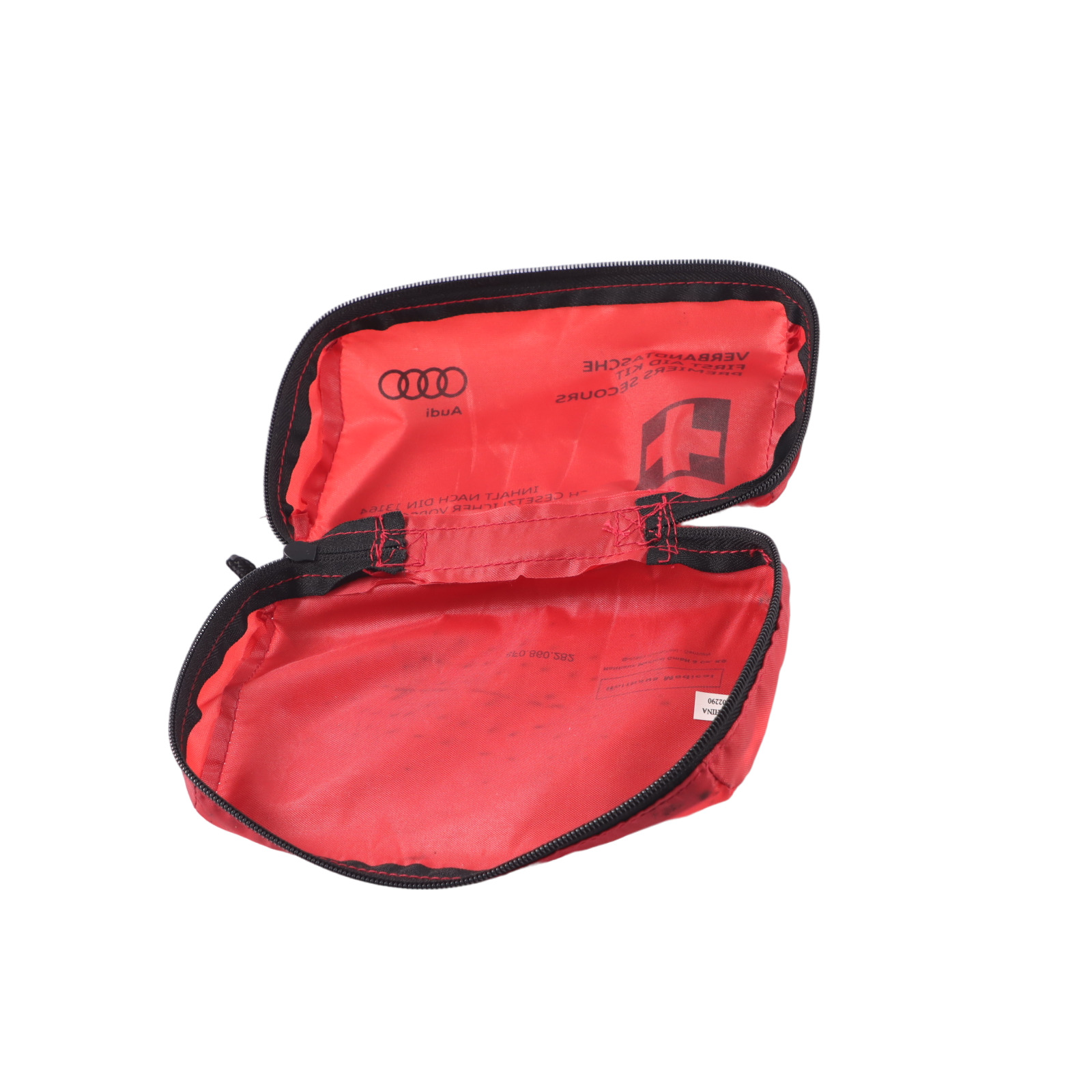 Audi Universal First Aid Emergency Medical Kit Red Pouch 8F0860282