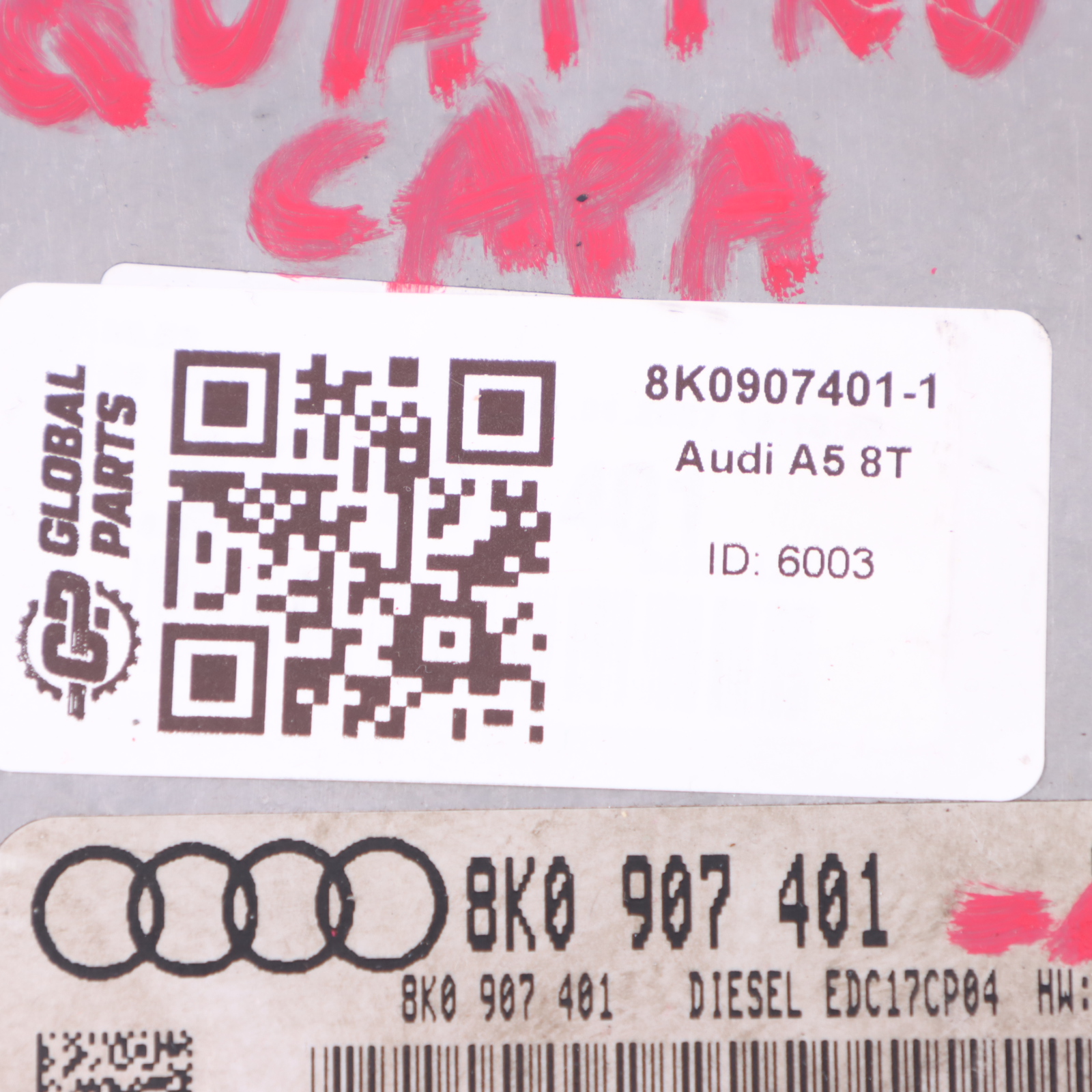 Audi A5 8T 3.0TDI CAPA Quattro 240HP Zestaw ECU Komputer Silnika 8K0907401