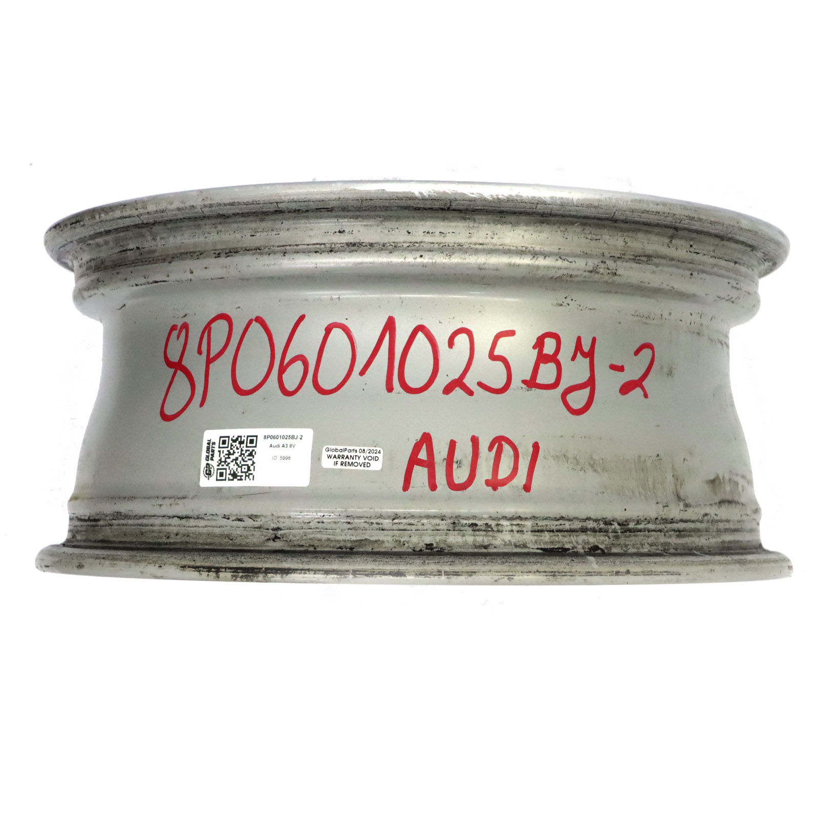 Audi A3 8P Srebrna Felga Aluminiowa 16" 6,5J ET:50 8P0601025BJ