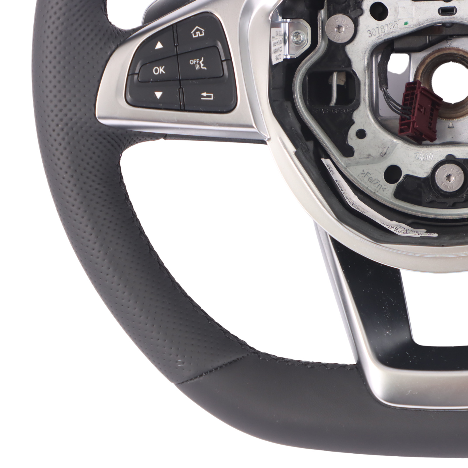 Steering Wheel Mercedes W205 C253 NEW Black Leather Multifunction Paddle Shift