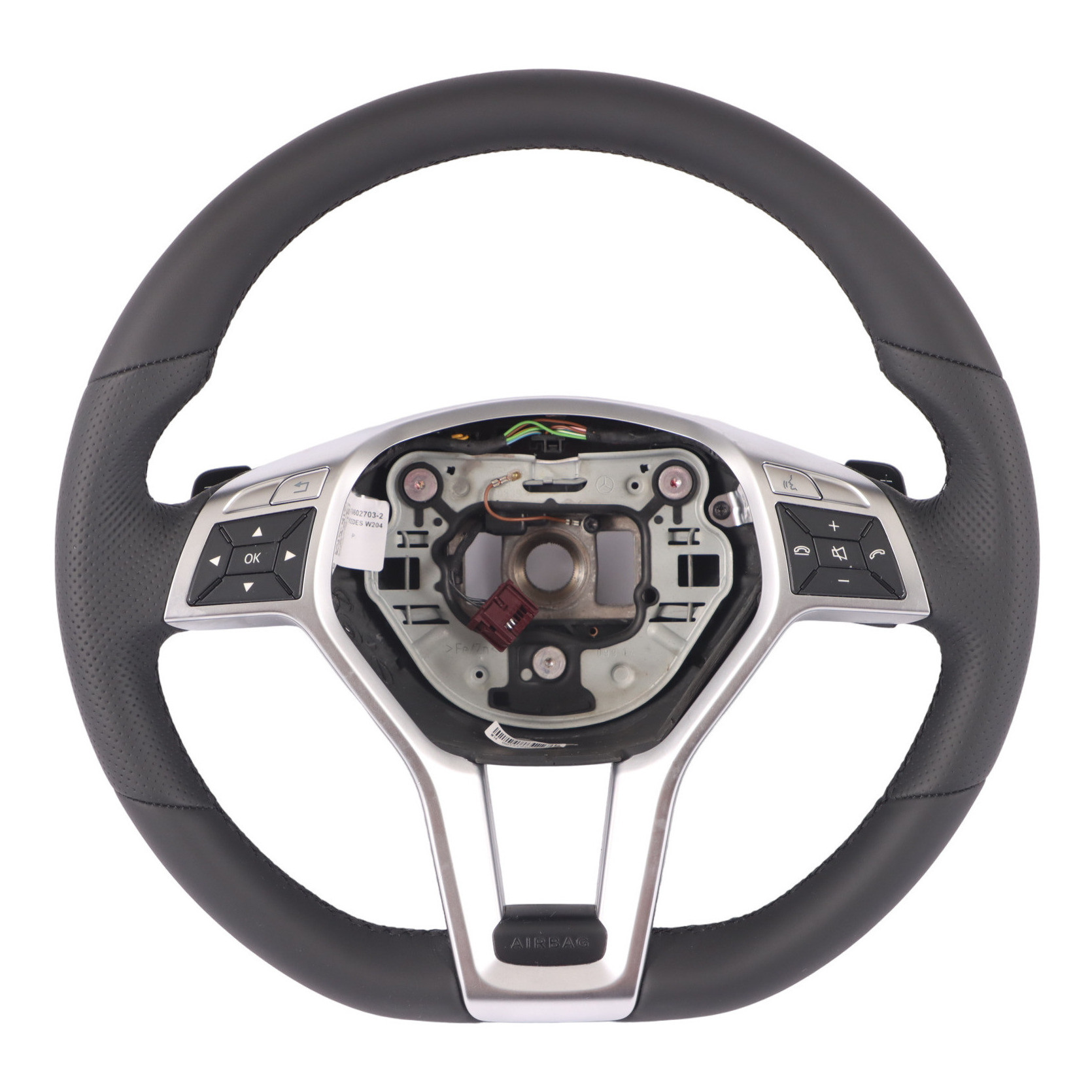 Steering Wheel Mercedes W204 W207 W212 W218 NEW Black Leather Sport Paddle Shift