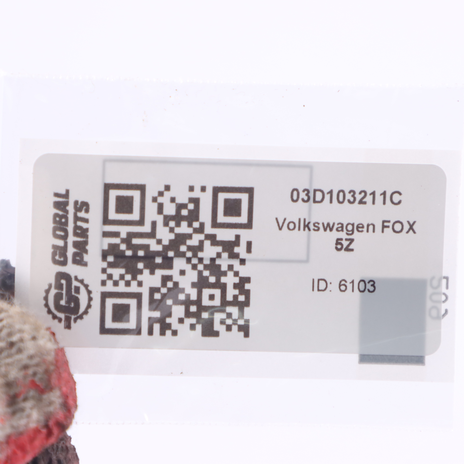 VW Volkswagen Fox 5Z 1.2 CHFB Rura Wąż Wody Przewód 03D103211C