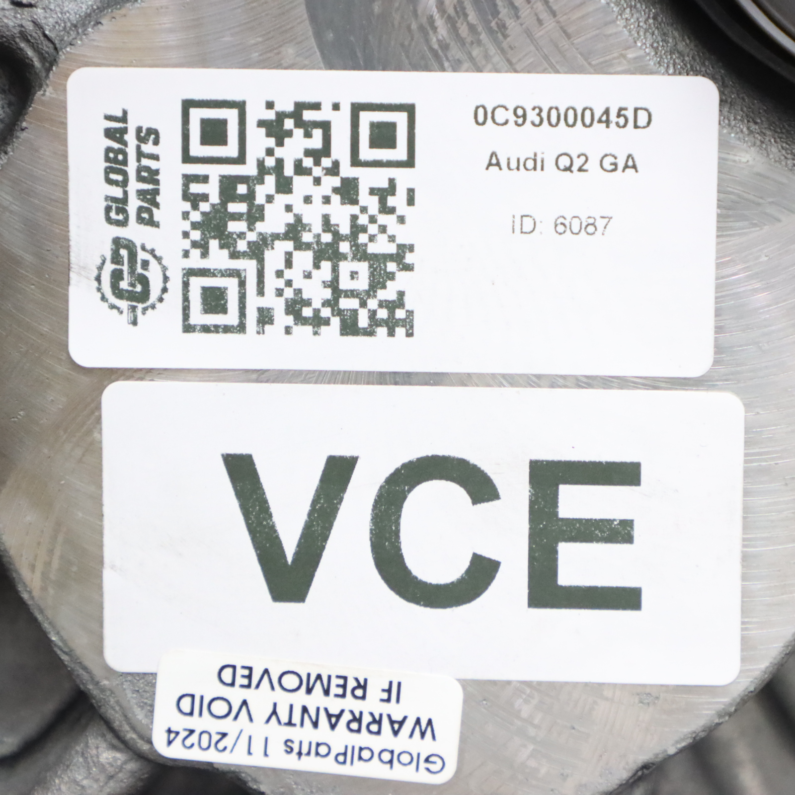 Audi Q2 GA 1.5 Benzyna Manualna Skrzynia Biegów VCE 0C9300045D