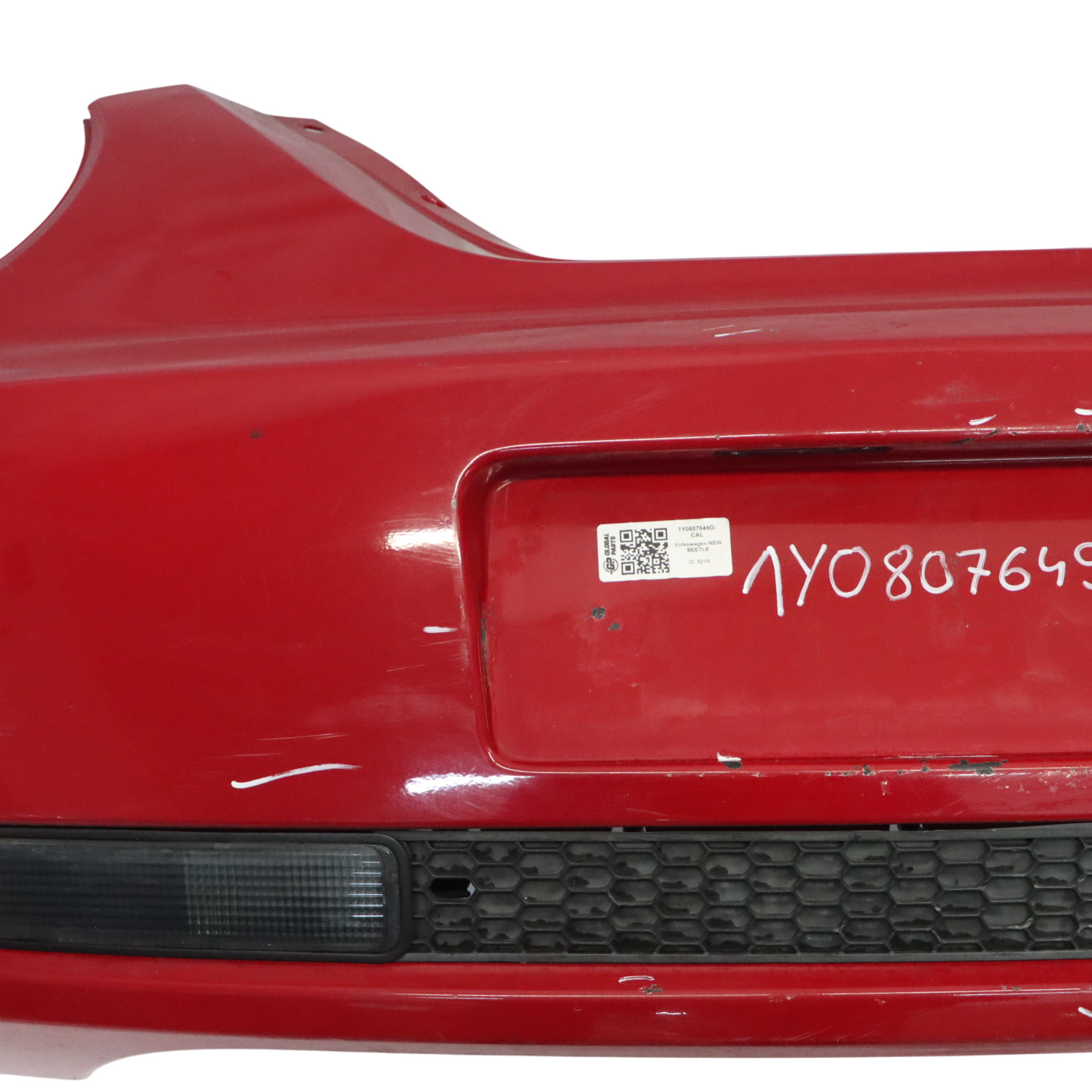 Volkswagen VW New Beetle Bumper Rear Trim Panel Cover California Salsa Red - A3H