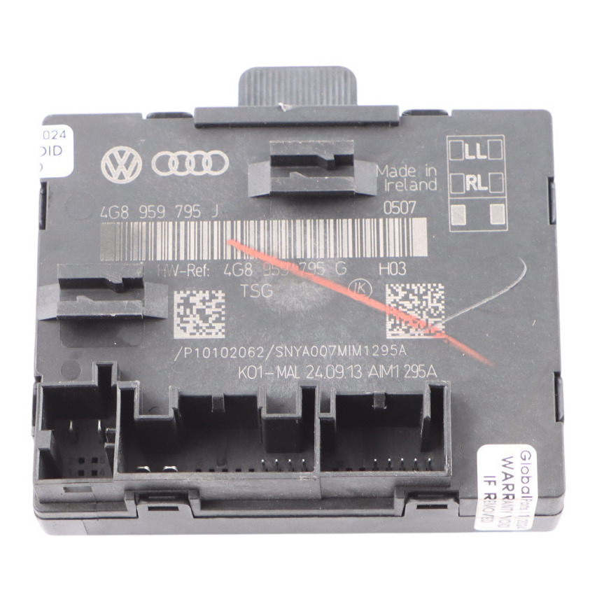 Audi A6 C7 Moduł Sterownik Drzwi Prawy Lewy Tył ECU 4G8959795G