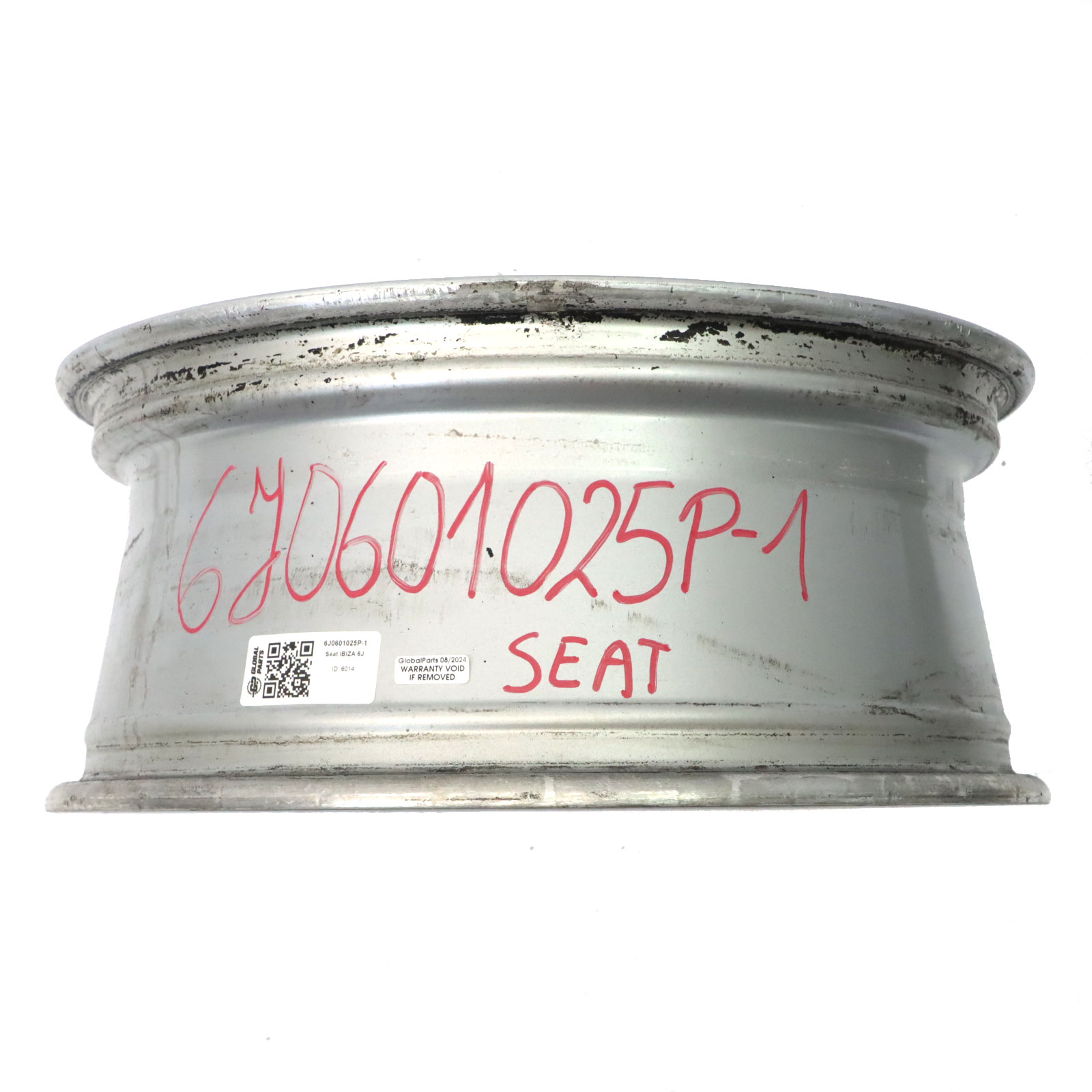 Seat Ibiza Mk4 6J Srebrna Felga Aluminiowa 17" 7J ET:43 6J0601025P