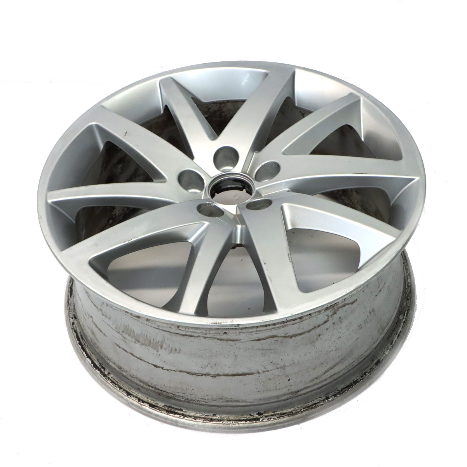 Seat Ibiza Mk4 6J Silver Wheel Alloy 17" 10 Spoke 7J ET:43 6J0601025P