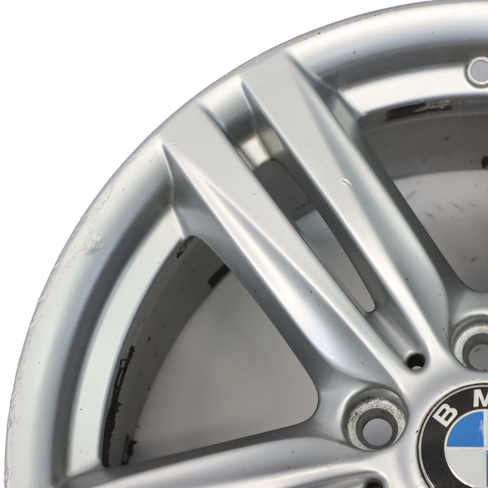 BMW F20 F21 Srebrna Felga Aluminiowa 18" 8J ET:52 7845853 M Star Spoke 386