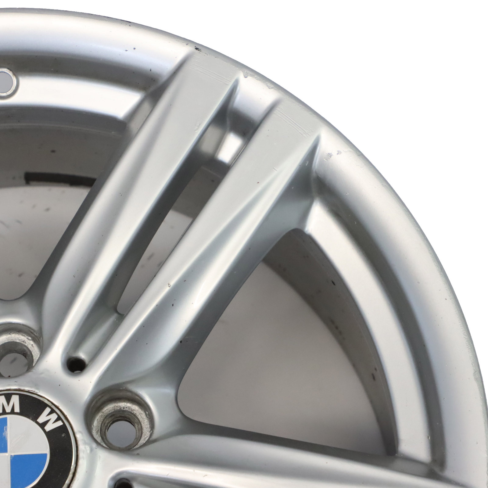 BMW F20 F21 Srebrna Felga Aluminiowa 18" 8J ET:52 7845853 M Star Spoke 386