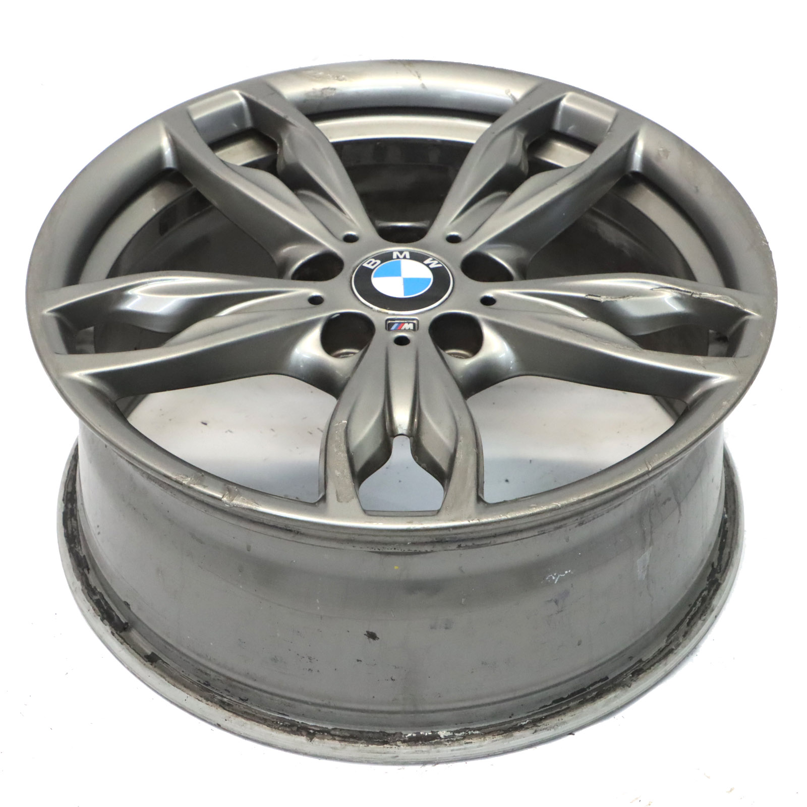 BMW F20 Front Ferric Grey Wheel Alloy Rim 18" M Double Spoke 436 7,5J 7845870