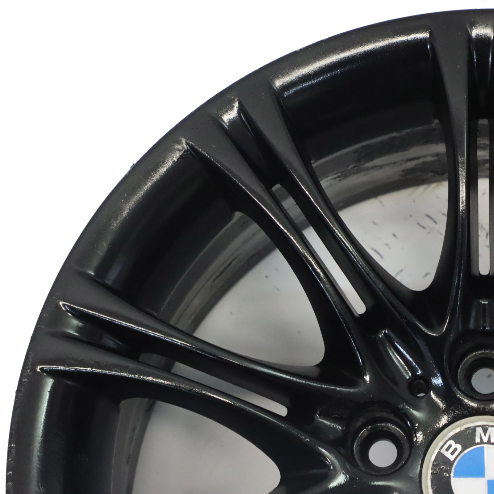 BMW E60 E61 Black Alloy Wheel Rim 18" 8J ET:20 M Double Spoke 135 8036947