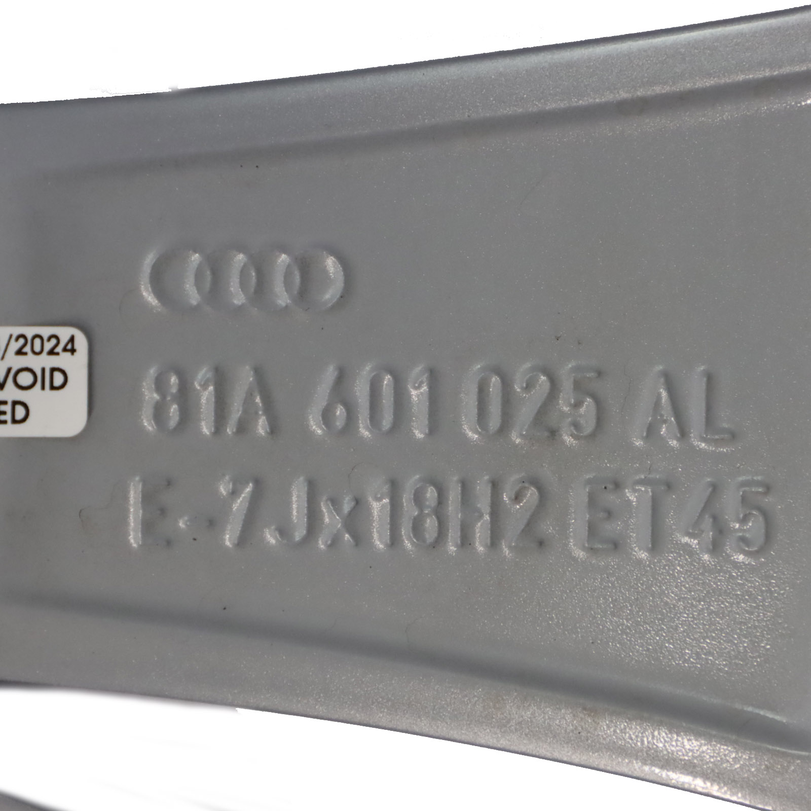 Audi Q2 GA Felga Aluminiowa Srebrna 18" ET:45 7J 81A601025AL