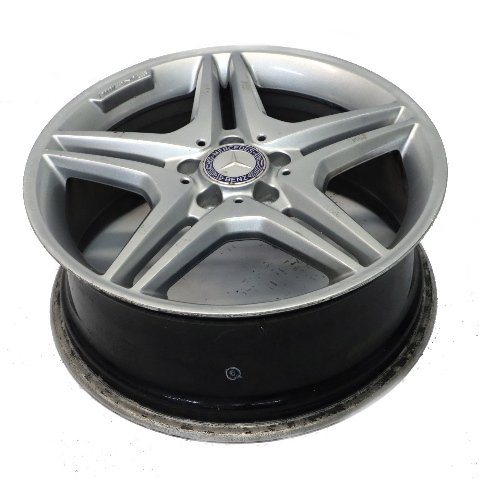 Mercedes W176 W246 AMG Wheel Alloy Rim 18" 5 Double Spoke ET:52 7.5J A1764010302