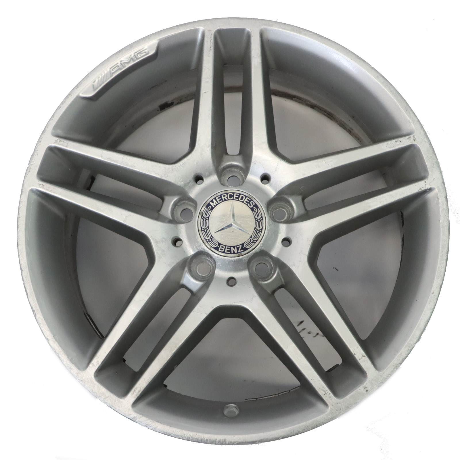 Mercedes W204 AMG Felga Aluminiowa Srebrna 17" ET:47 7,5J A2044019602