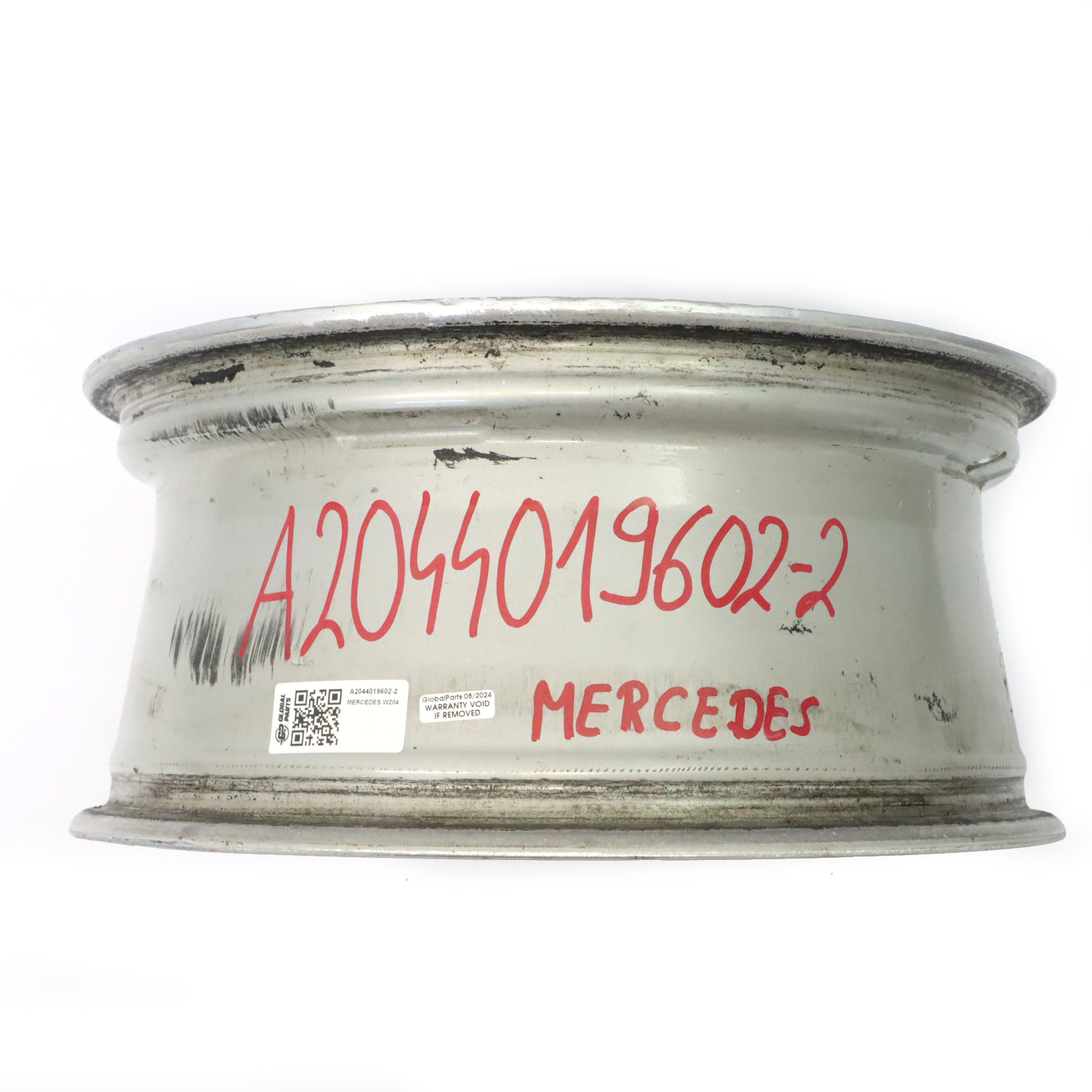 Mercedes W204 AMG Felga Aluminiowa Srebrna 17" ET:47 7,5J A2044019602