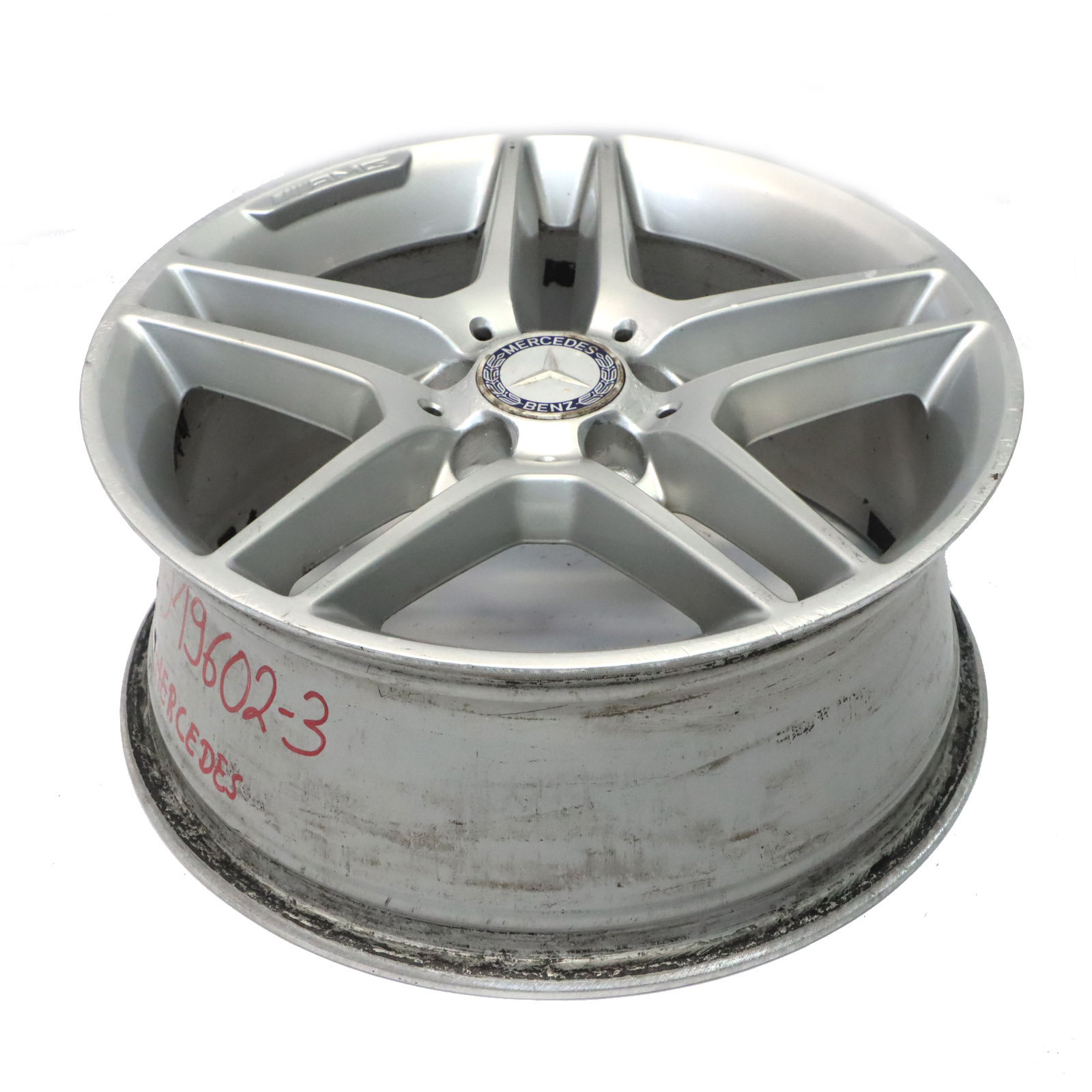 Mercedes W204 AMG Felga Aluminiowa Srebrna 17" ET:47 7,5J A2044019602