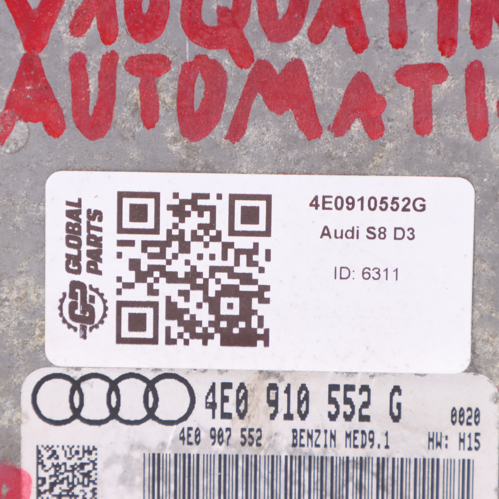 Audi S8 D3 5.2 FSI 450KM BSM Quattro Komputer Sterownik Silnika 03L906018AB