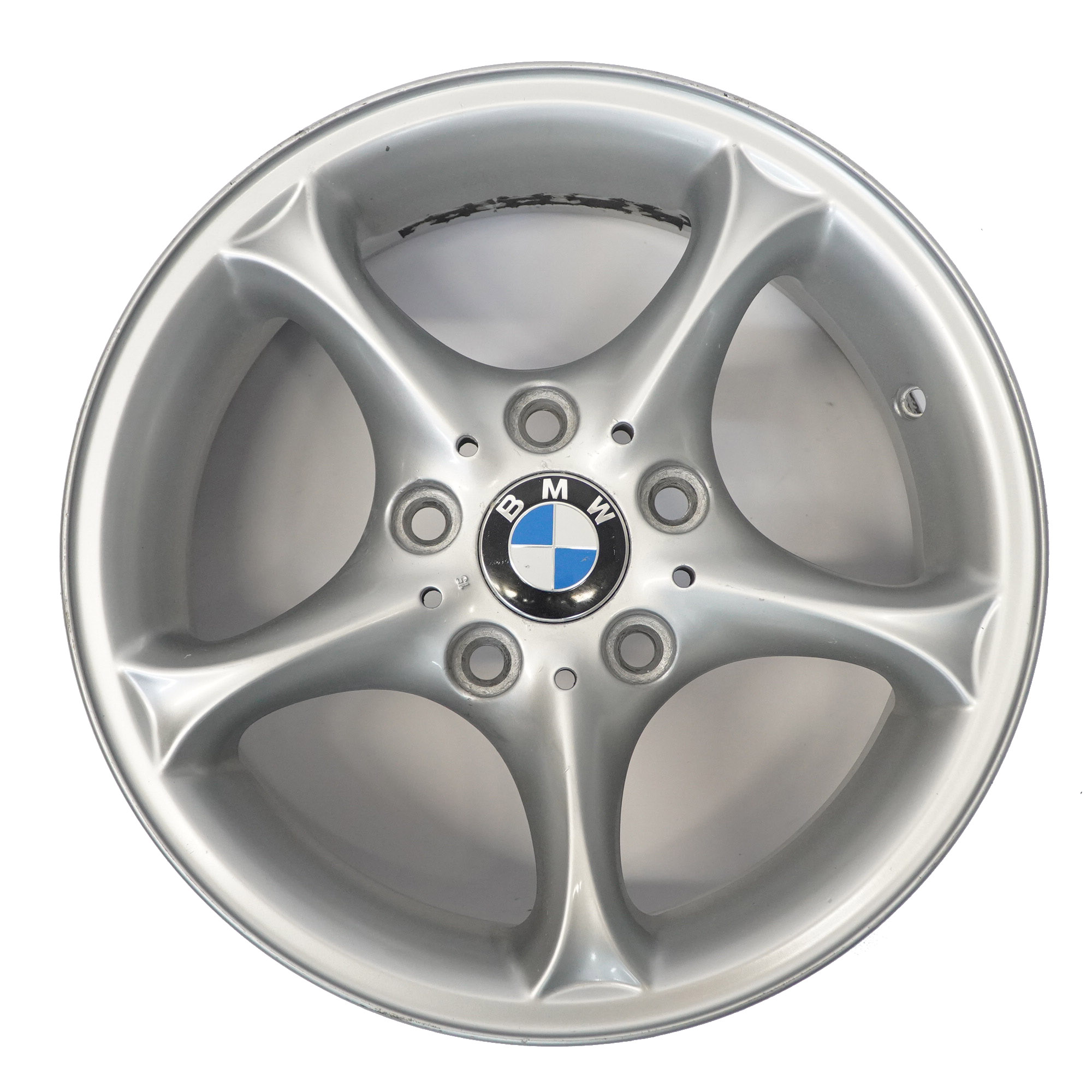 BMW Z4 E85 Srebrna Felga Aluminiowa 16" 7J ET:47 Star Spoke 6758187