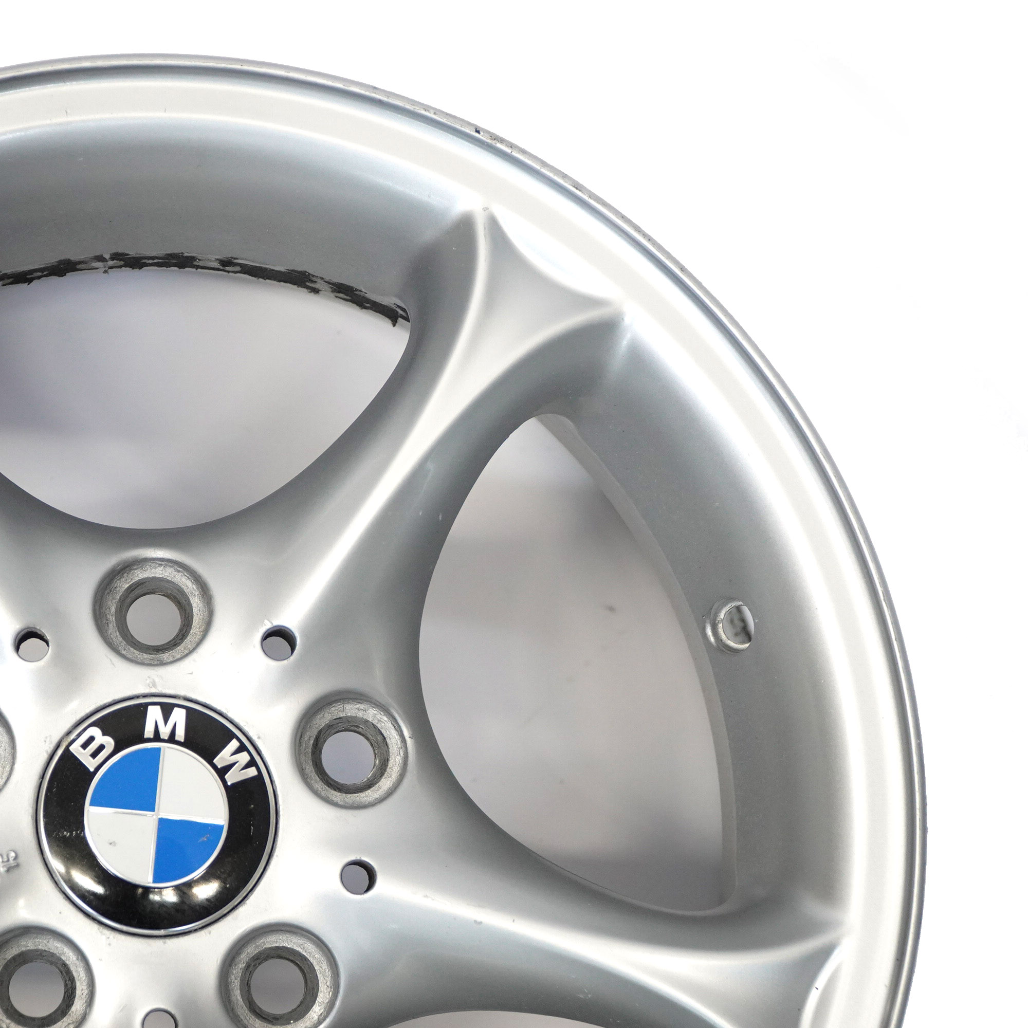 BMW Z4 E85 Srebrna Felga Aluminiowa 16" 7J ET:47 Star Spoke 6758187