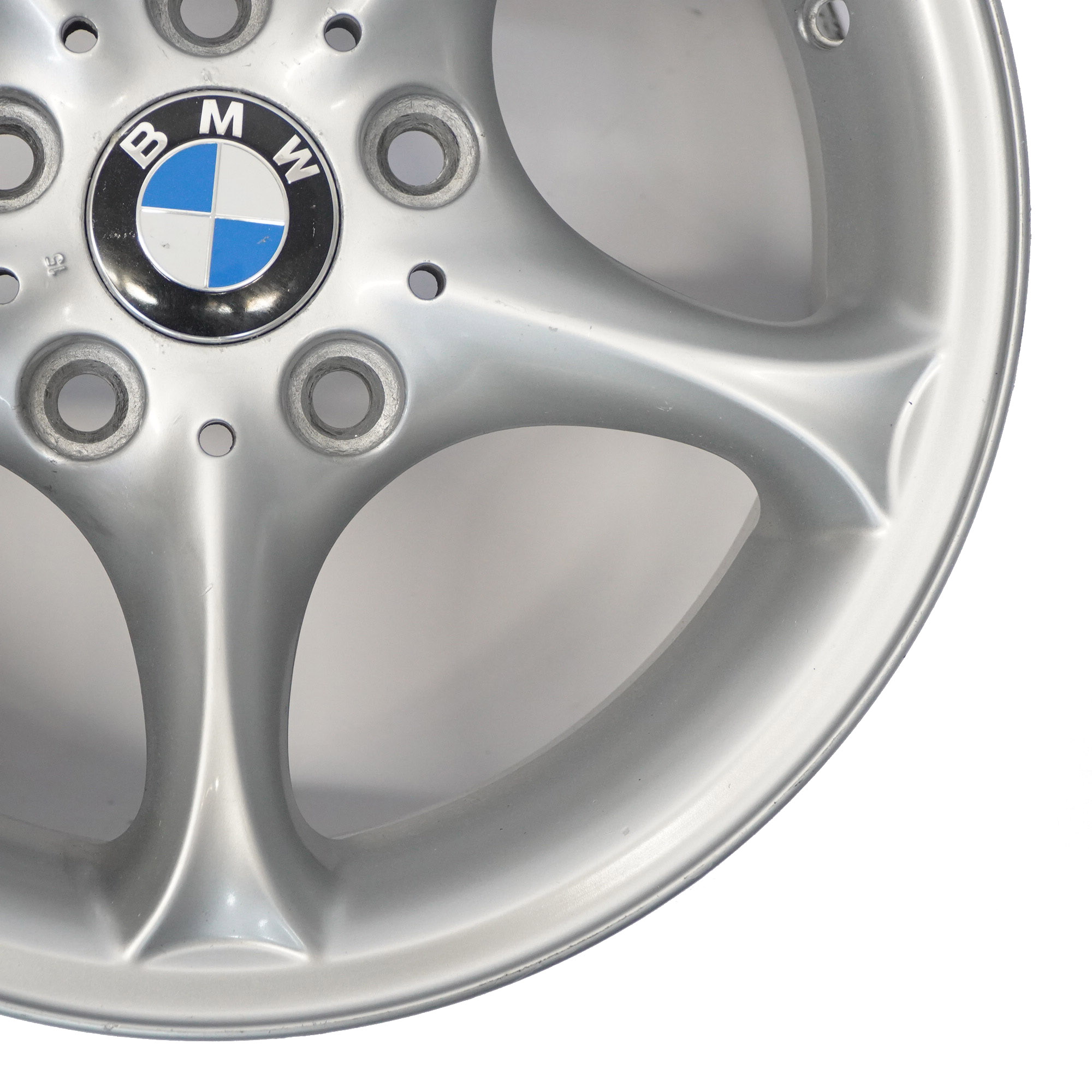 BMW Z4 E85 Srebrna Felga Aluminiowa 16" 7J ET:47 Star Spoke 6758187