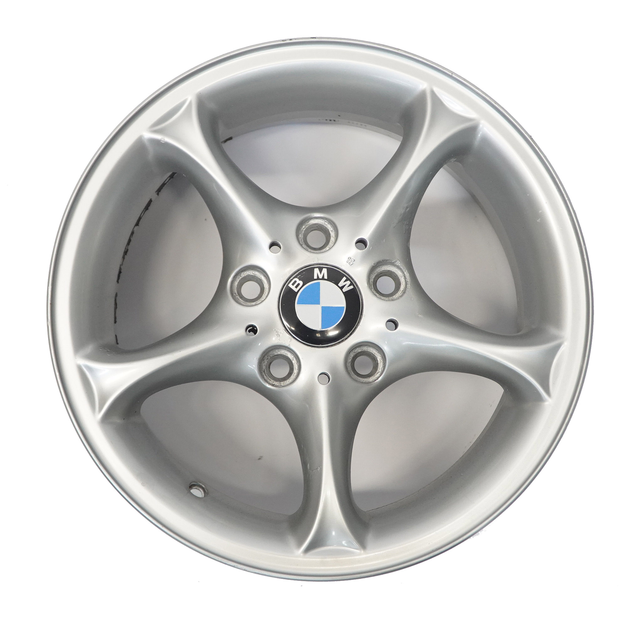 BMW Z4 E85 Srebrna Felga Aluminiowa 16" 7J ET:47 Star Spoke 6758187