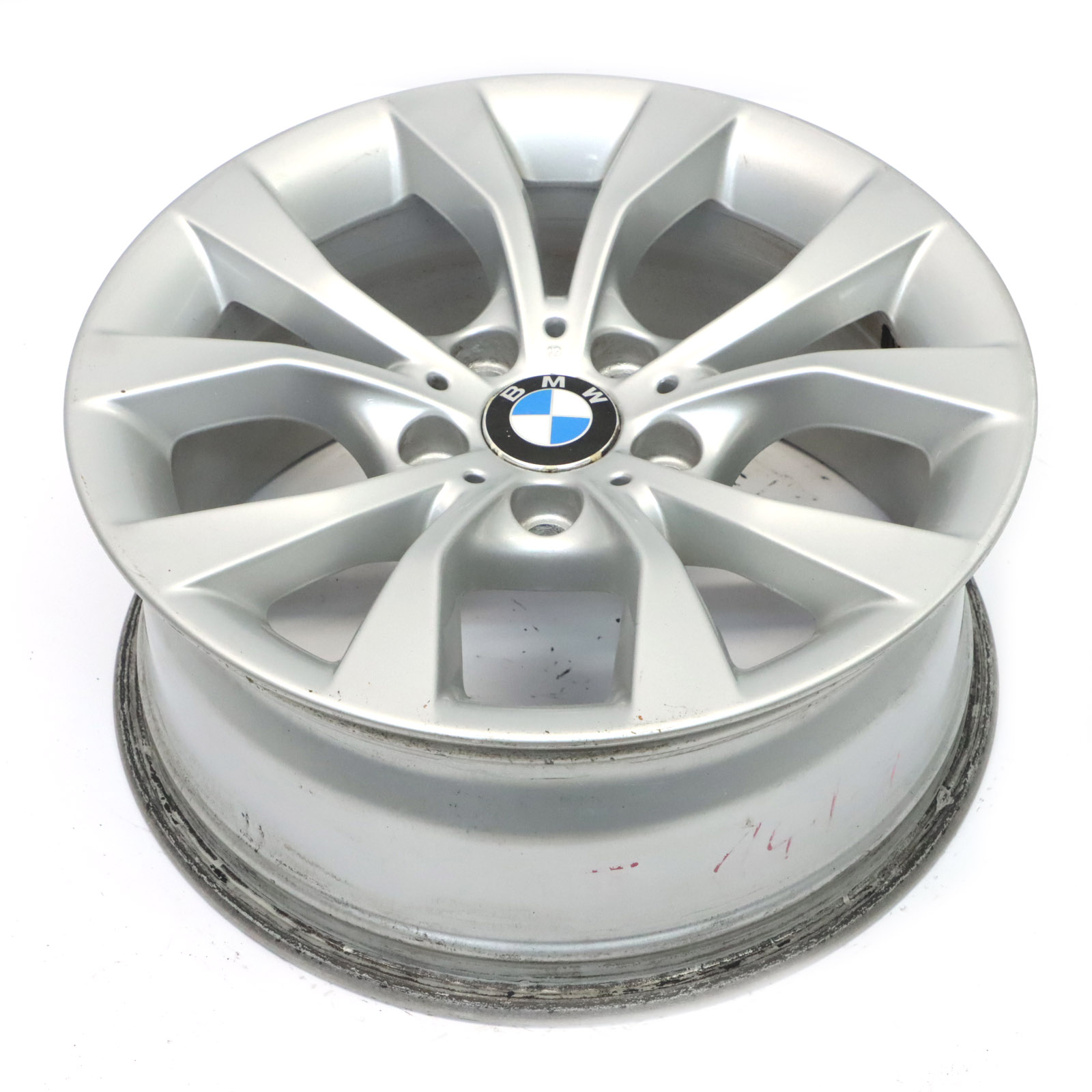 BMW X1 E84 Srebrna Felga Aluminiowa 17" V szprychowa 318 ET:34 7,5J 6789141