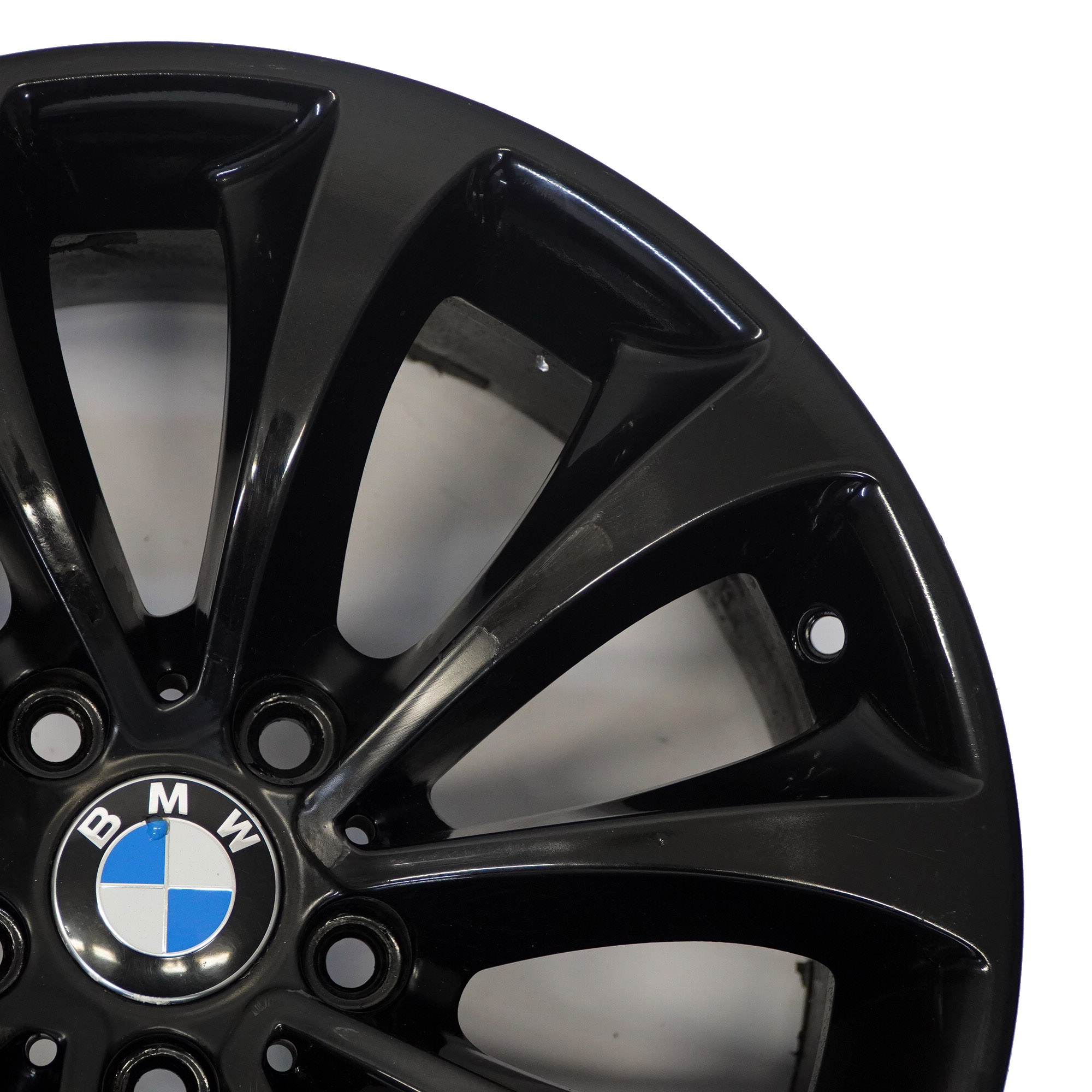 BMW F10 F11 F12 Czarne Felgi Aluminiowe 18" 8J ET:30 Turbine Style 6857665