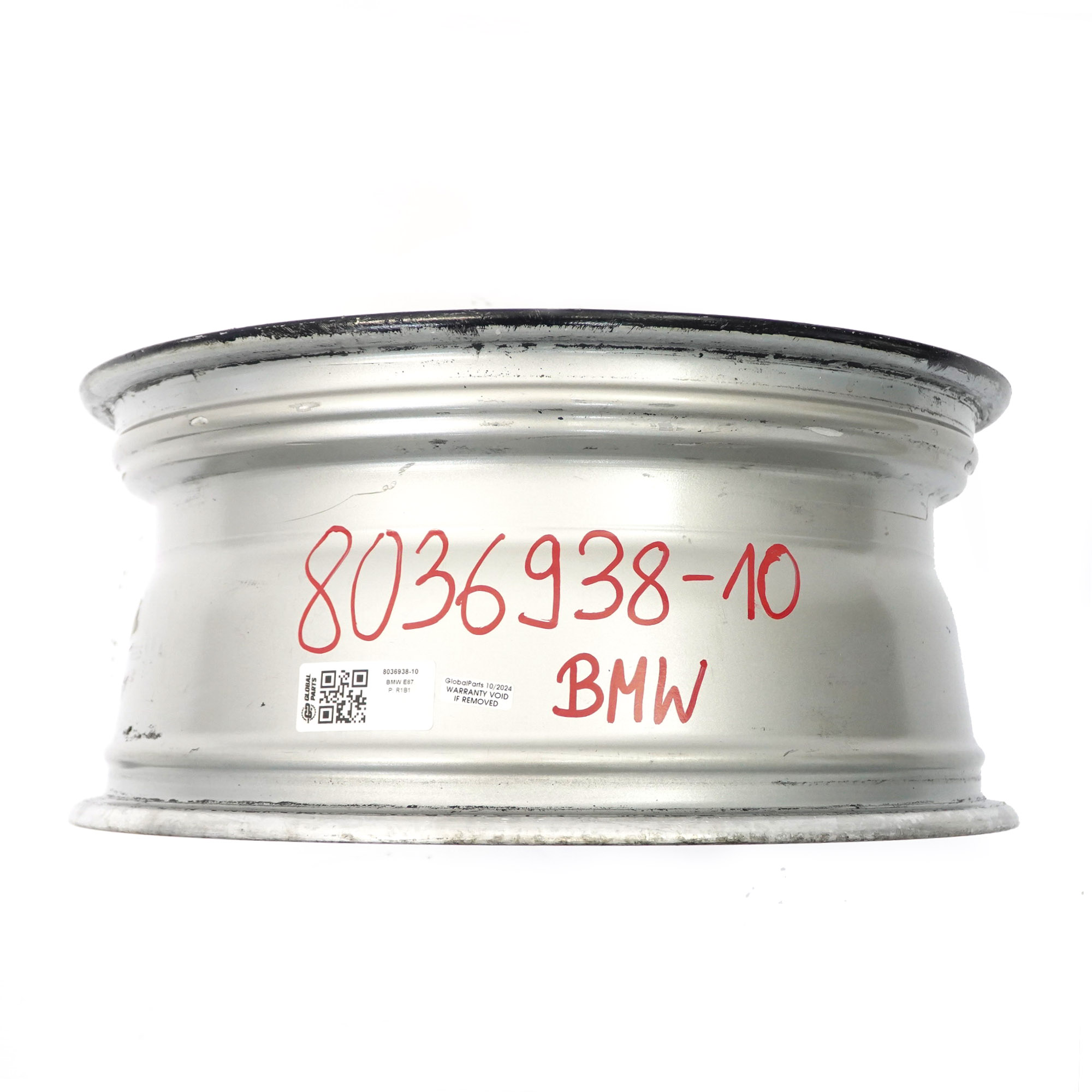 BMW E81 E82 E87 E88 Tylna Czarna Felgi Aluminiowa 17" 7,5J ET:47 M Double