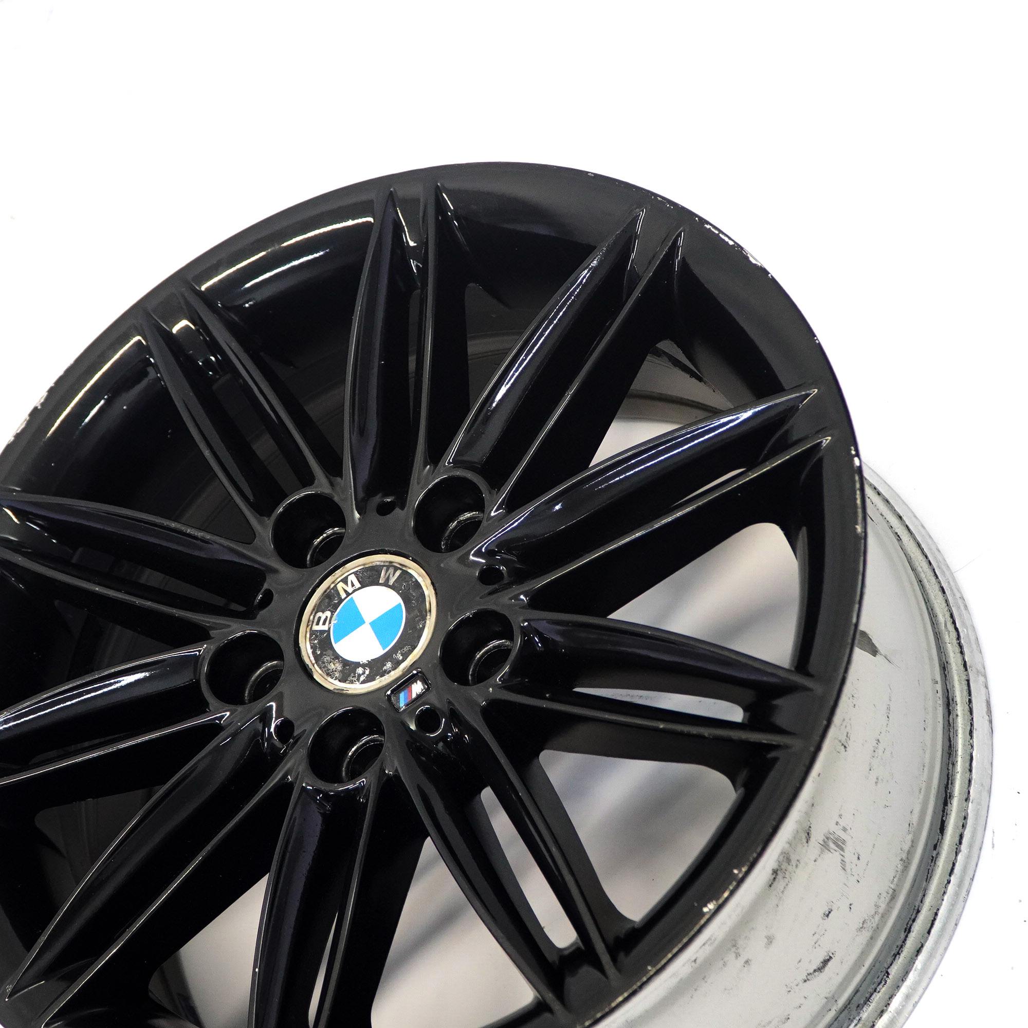 BMW E81 E82 E87 E88 Tylna Czarna Felgi Aluminiowa 17" 7,5J ET:47 M Double