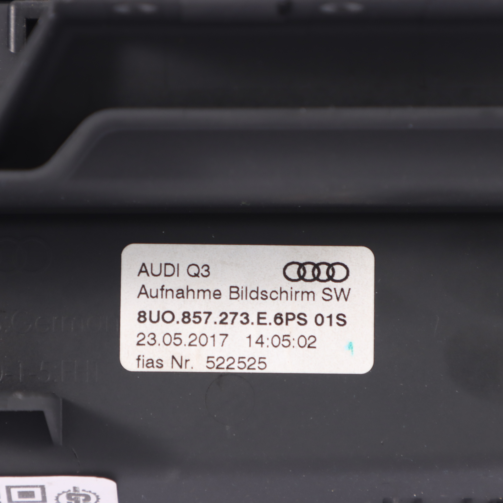 Audi Q3 S Line Ekran Nawigacji Wyświetlacz Radia 8U0857273E