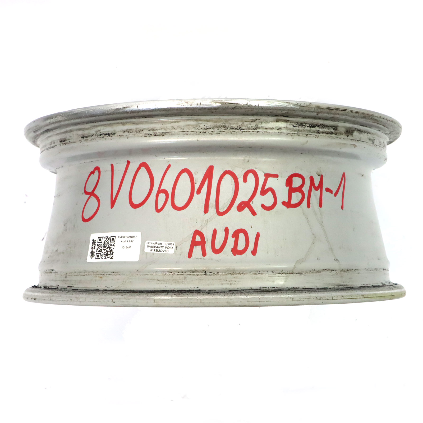 Audi A3 8V Srebrna Felga Aluminiowa 16" 6.5J ET46 8V0601025BM