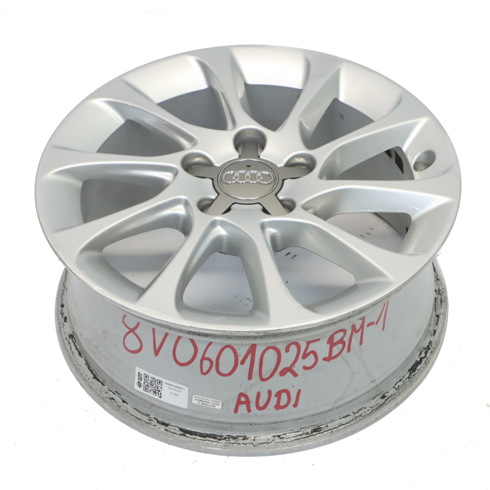 Audi A3 8V Srebrna Felga Aluminiowa 16" 6.5J ET46 8V0601025BM