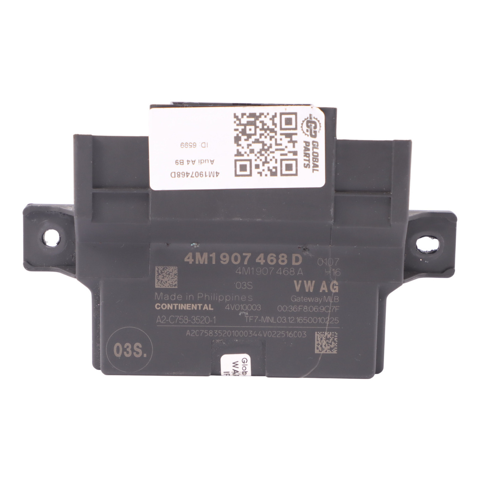 Audi A4 B9 Moduł Sterownik Gateway ECU 4M1907468D