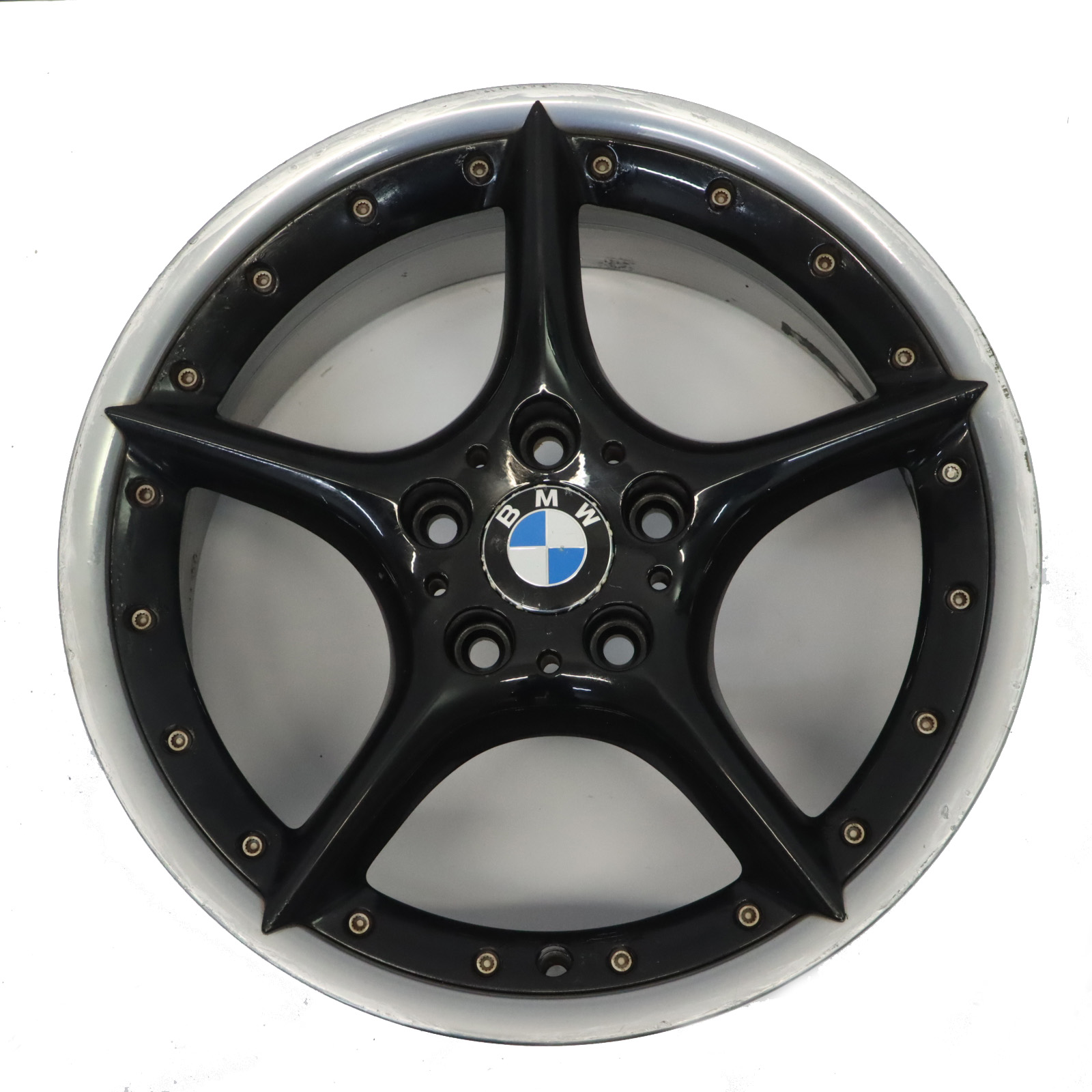 BMW Z4 E85 E86 Czarna Felga Przednia 18" ET:47 8J Star Spoke 108 6758194