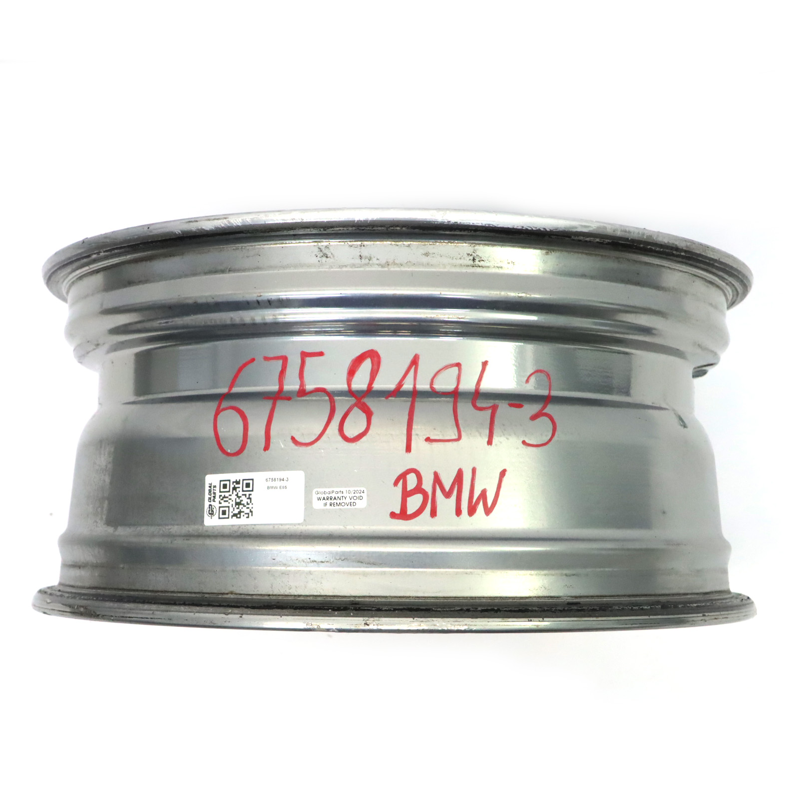 BMW Z4 E85 E86 Czarna Felga Przednia 18" ET:47 8J Star Spoke 108 6758194