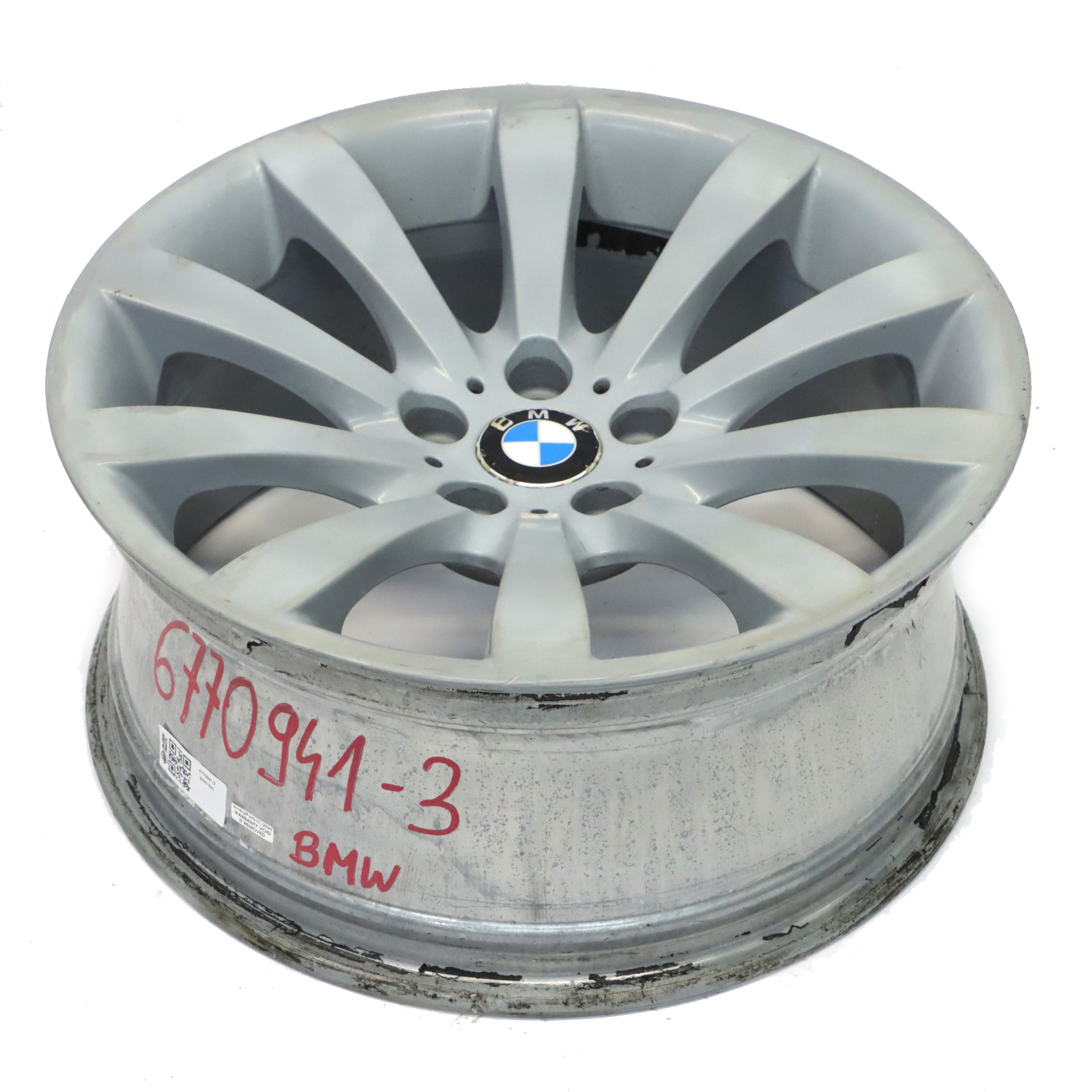 BMW E63 E64 Srebrna Felga Aluminiowa 19" Star Spoke 218 8,5J ET:14 6770941