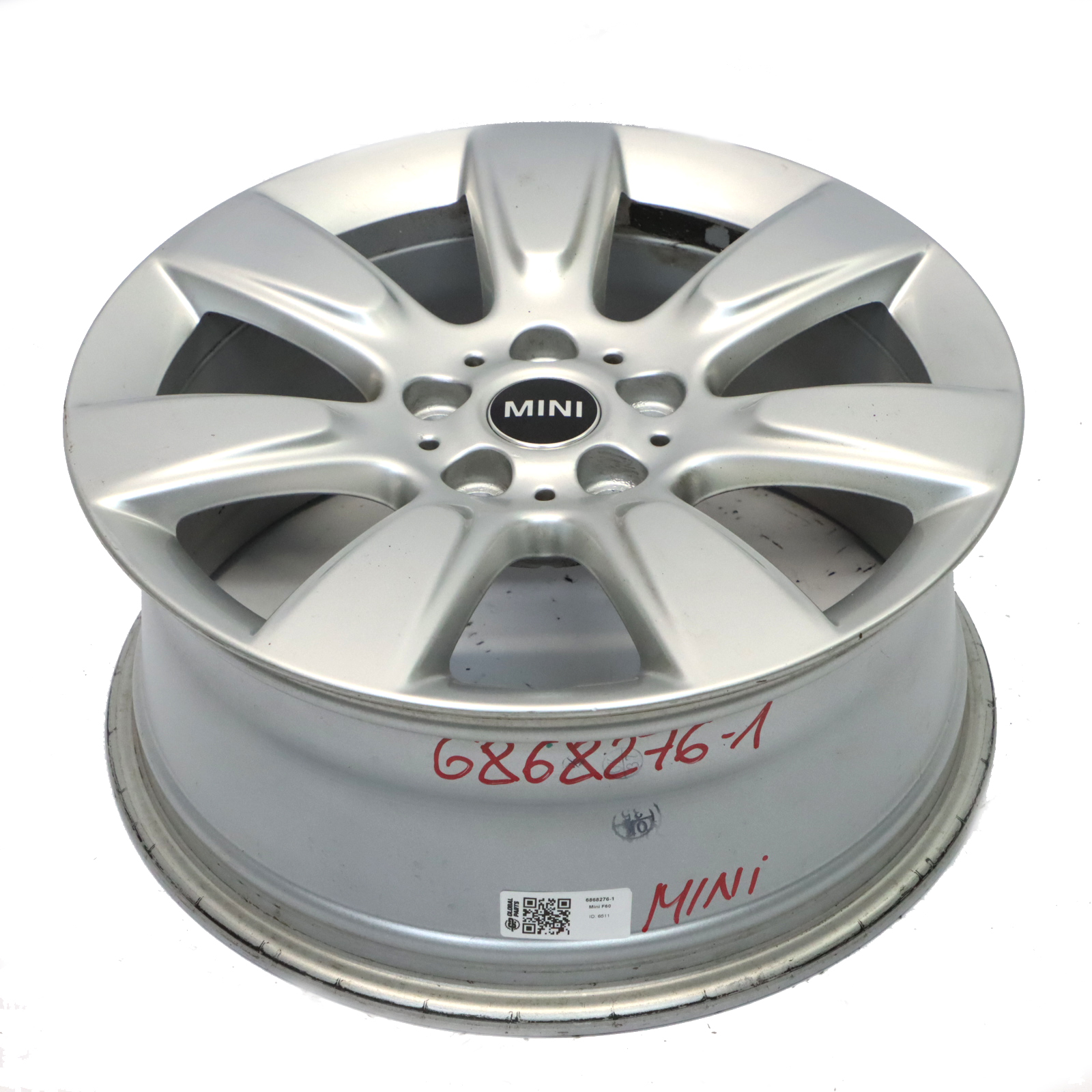 Mini Countryman F60 Srebrna Felga Aluminiowa 17" 533 7,5J ET:52 6868276