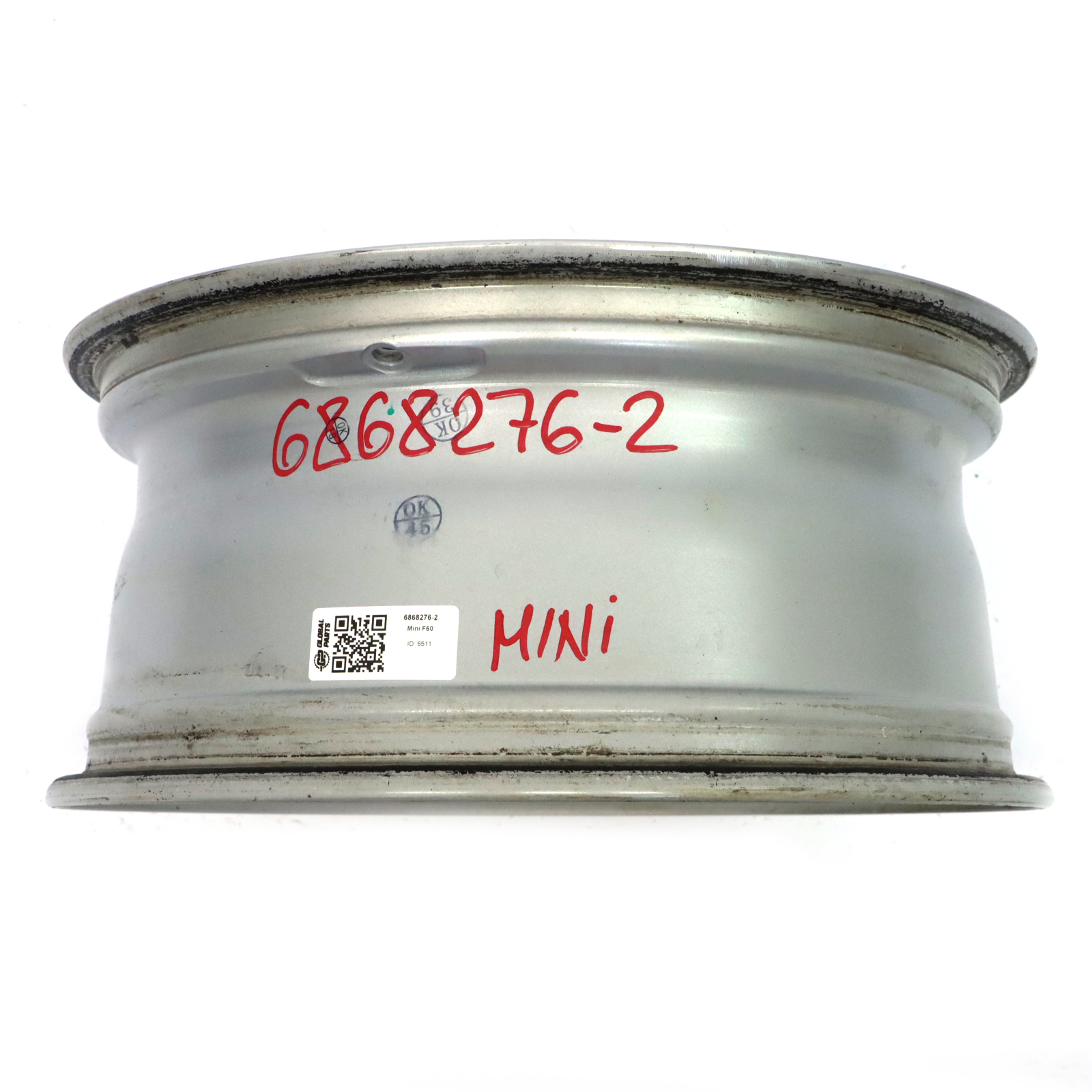 Mini Countryman F60 Srebrna Felga Aluminiowa 17" 533 7,5J ET:52 6868276