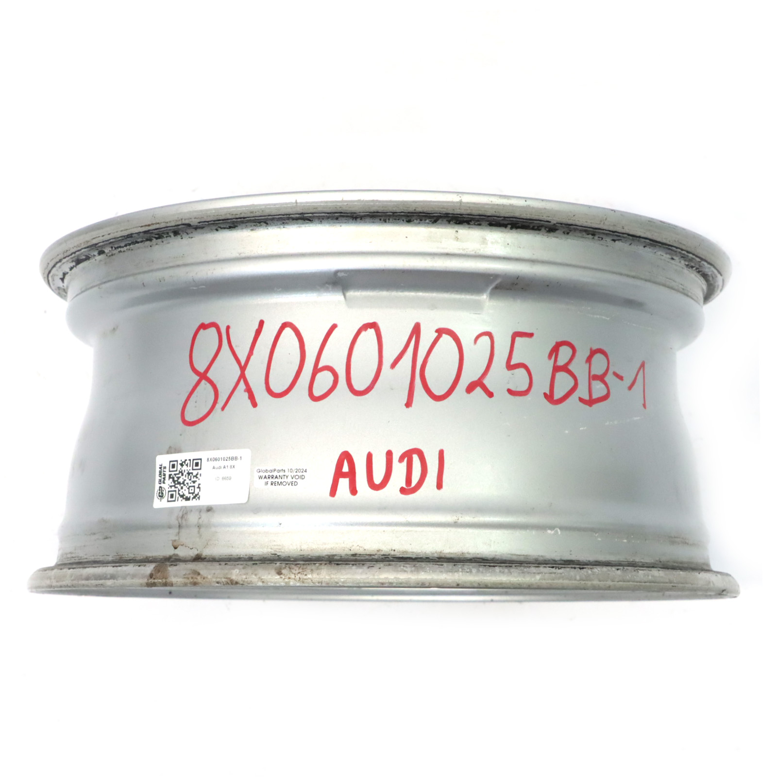 Audi A1 8X Srebrna Felga Aluminiowa 16" 7J ET34 8X0601025BB