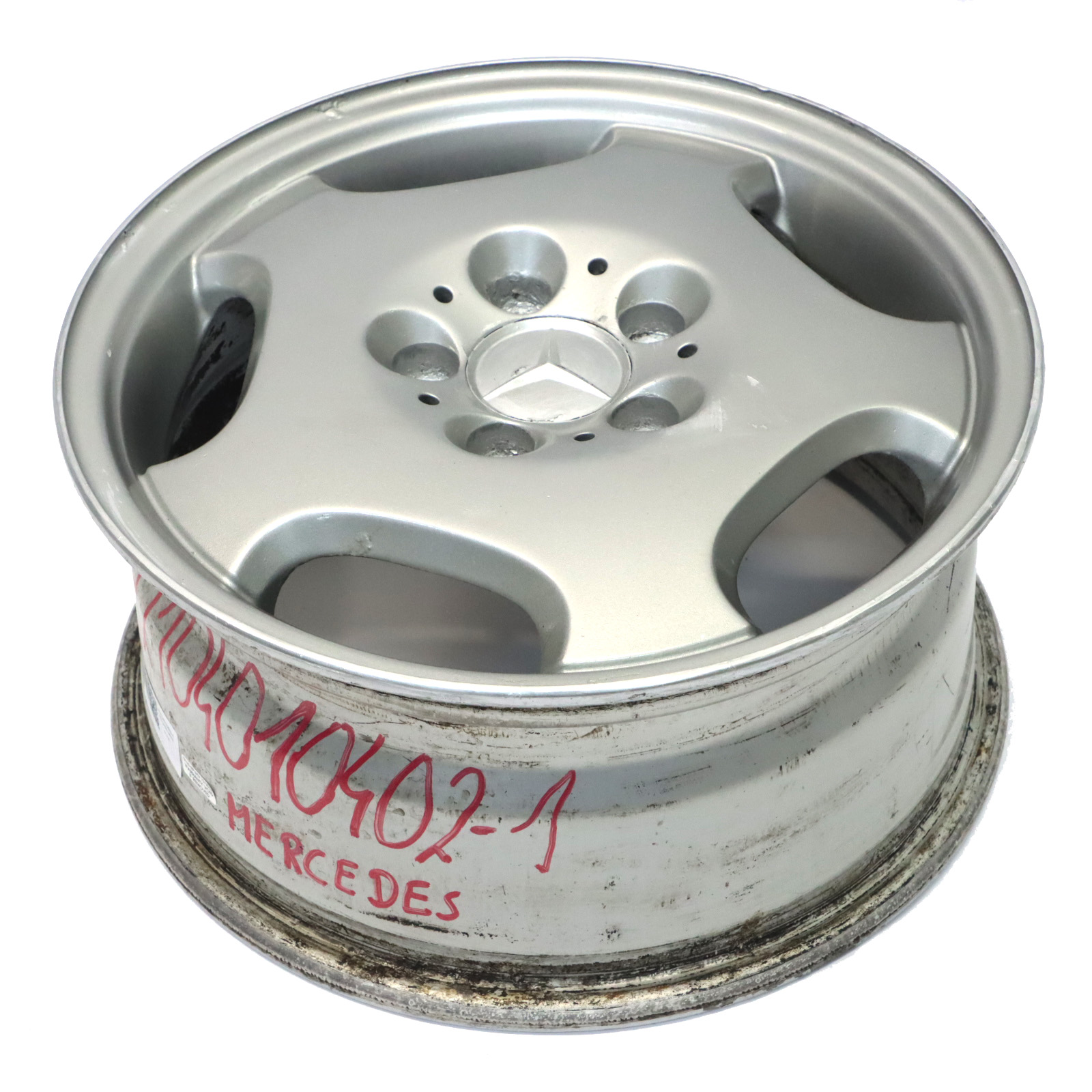 Mercedes W210 Srebrna Felga Aluminiowa 16" 7,5J ET:41 A2104010402